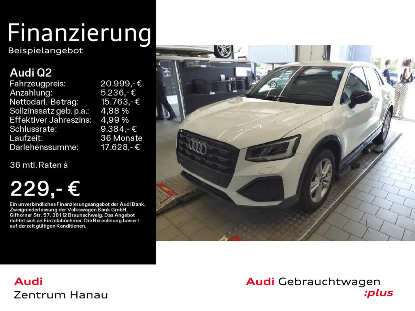 Audi Q2 35 TFSI ADVANCED LED*SMARTPHONE INTER*KAMERA* Weiß - 1
