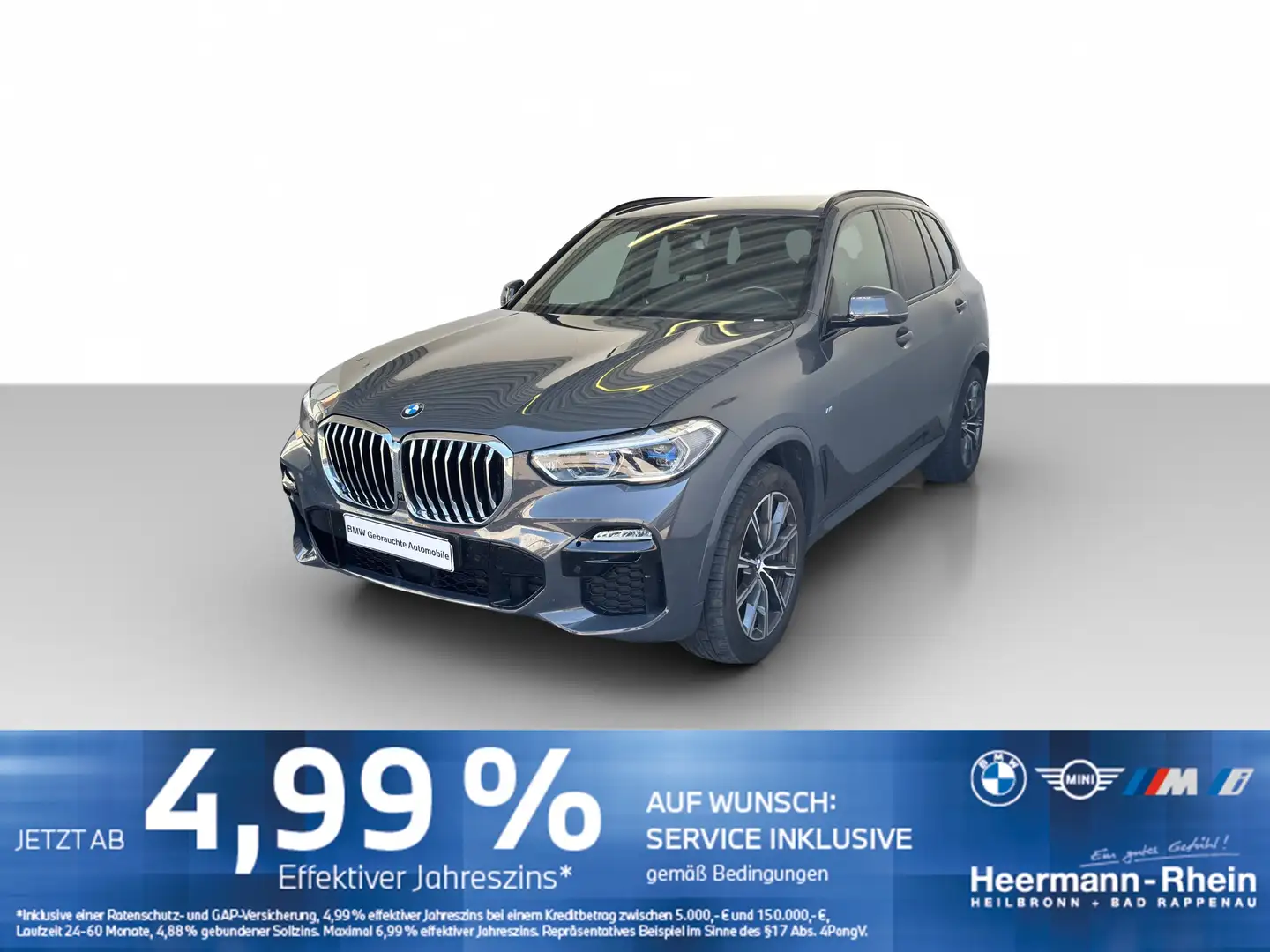 BMW X5 xDrive40dA M Sport LiveCock.Standh.Laserl.AHK Grau - 2