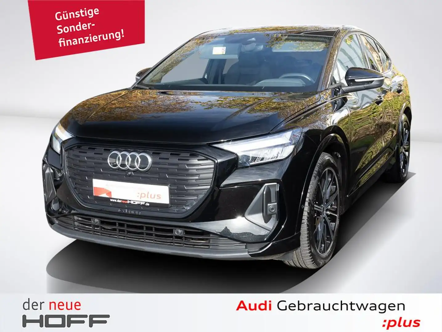 Audi Q4 e-tron Sportback 40 S line 20 Zoll AHK ACC Kamera Noir - 1