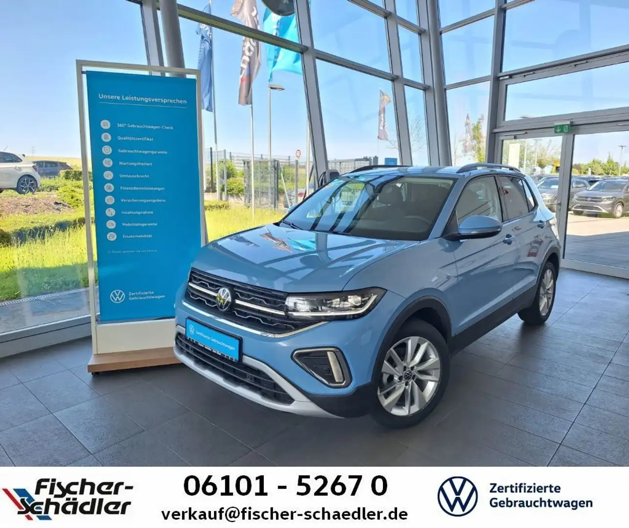 Volkswagen T-Cross Life 1.0TSI*DSG*IQDrive*RearView*Dig.PRO Blau - 1
