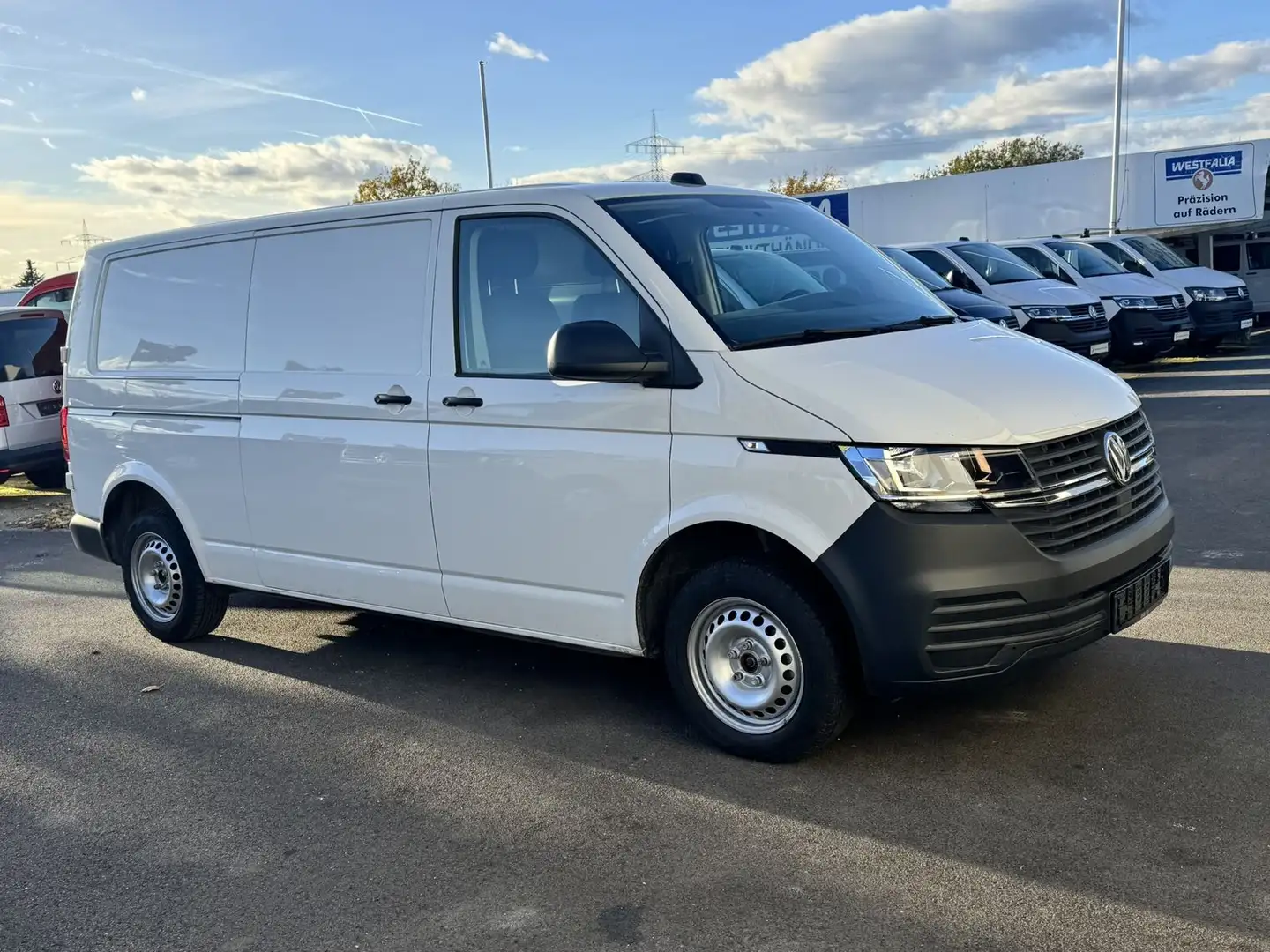 Volkswagen T6 Transporter 6.1 Kasten TDI LR Flügeltür*PDC Білий - 2