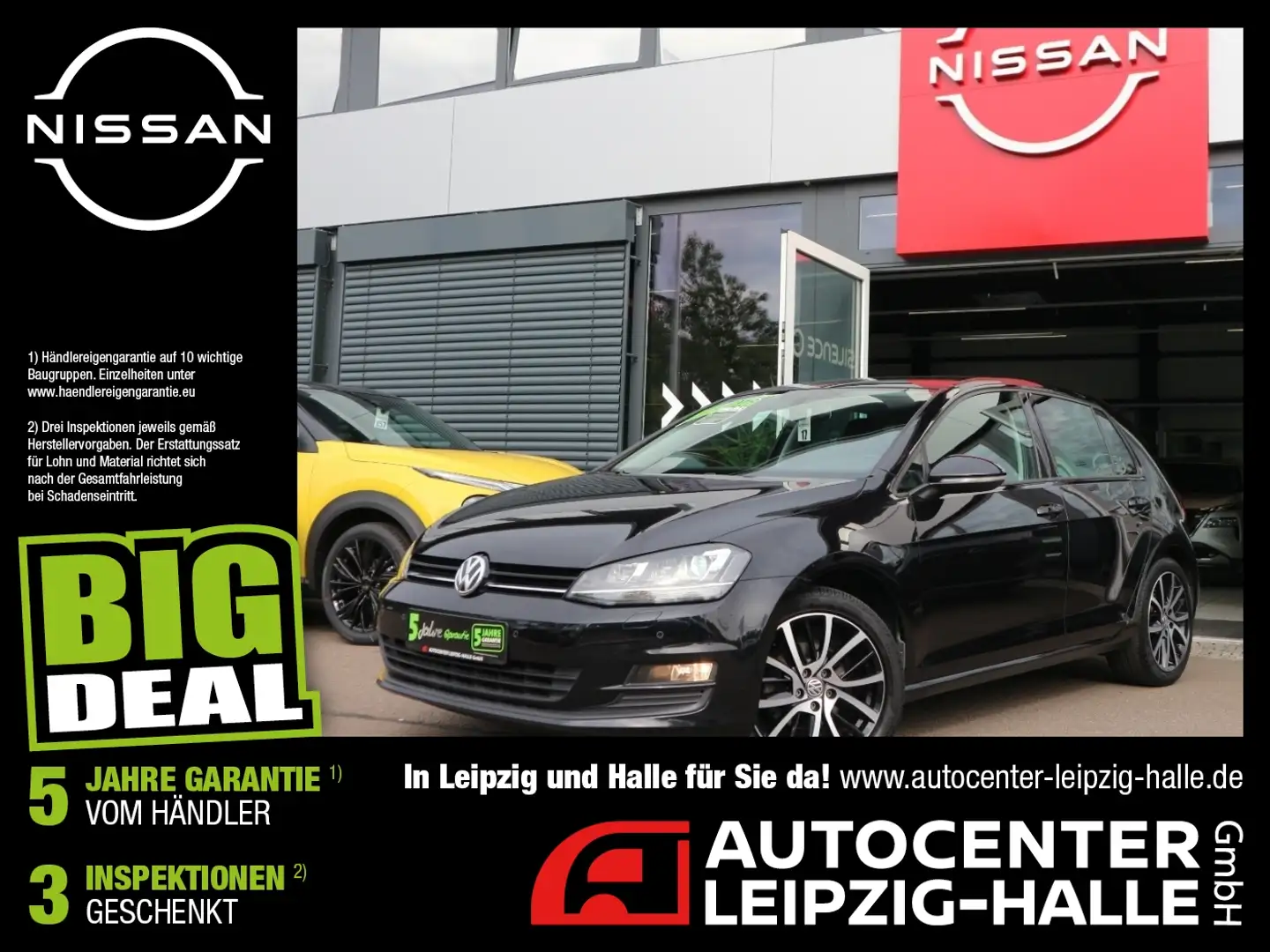 Volkswagen Golf VII 1.2 TSI Trendline PDC SHZ AHK Xenon AAC Noir - 1