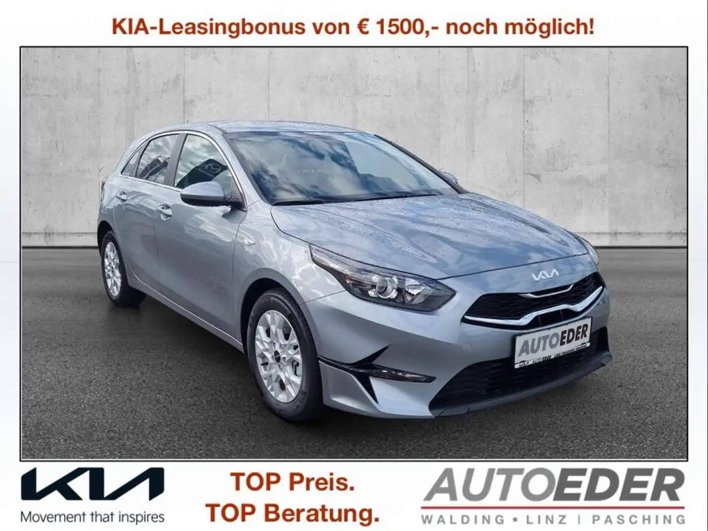 Kia Ceed / cee'd ceed 1,0 T-GDI GPF Silber Silber - 1