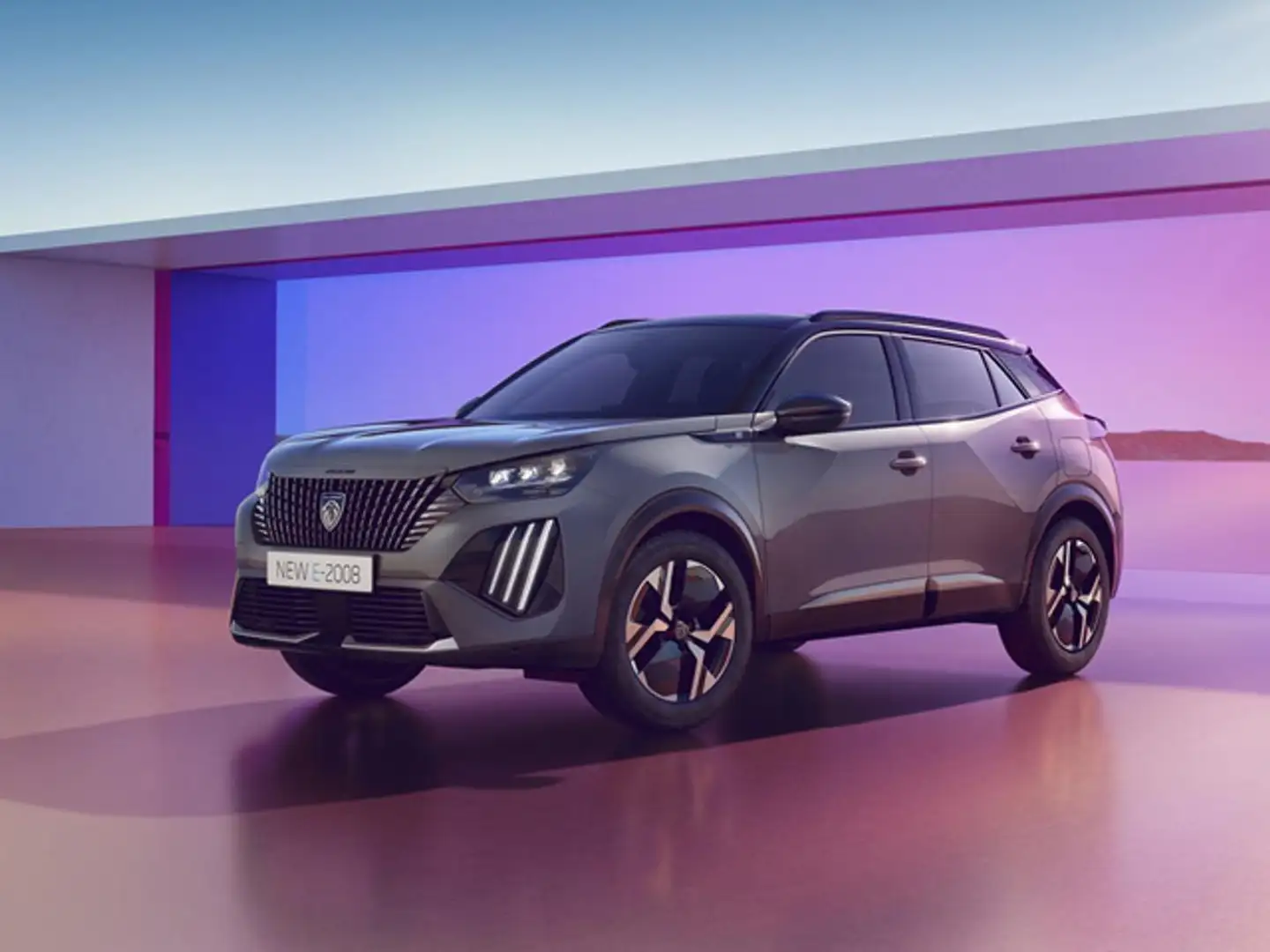 Peugeot 2008 Hybrid 136 e-DCS6 Allure Grigio - 1