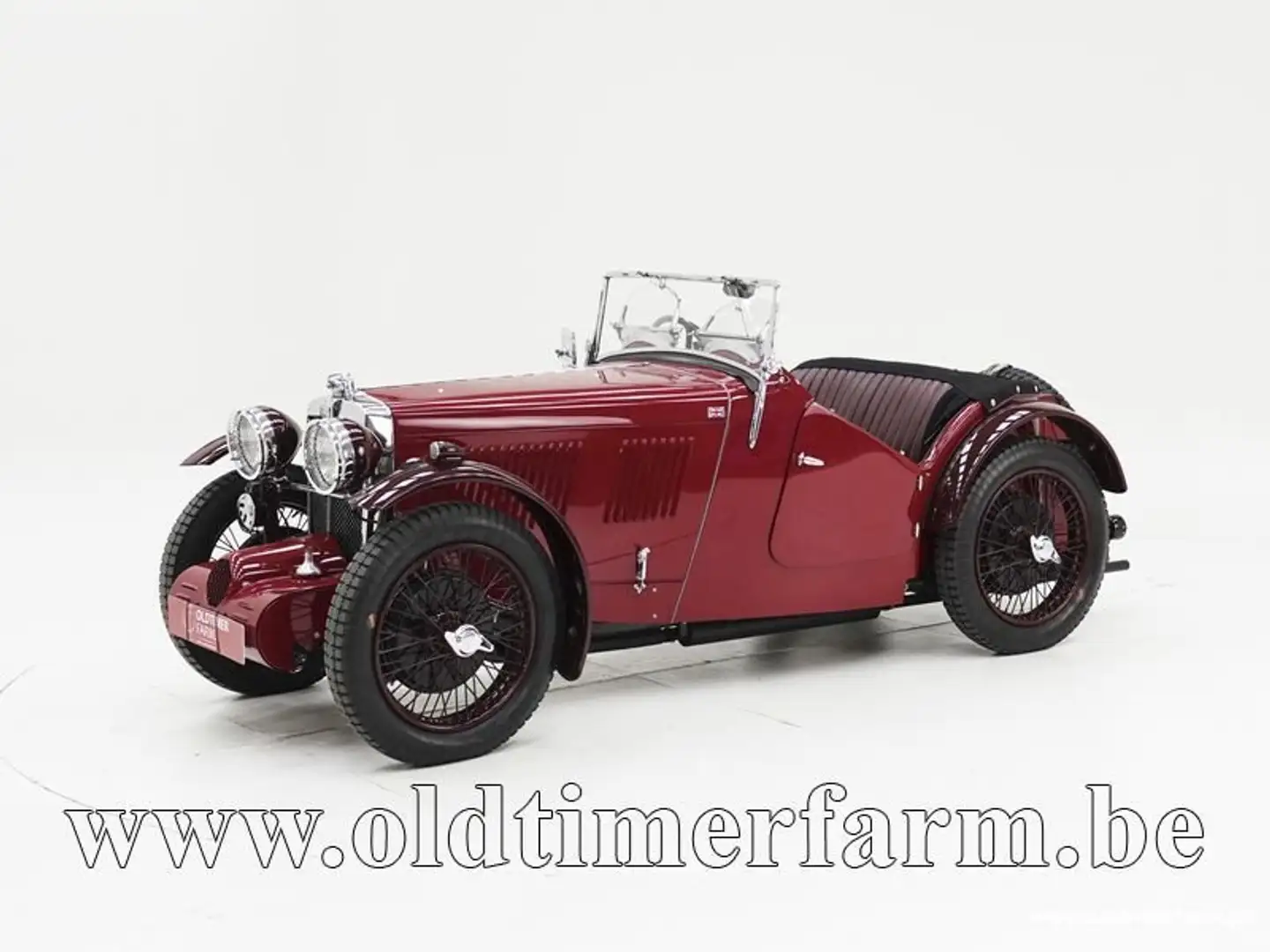 MG J2 supercharged '33 CH4222 Rood - 1