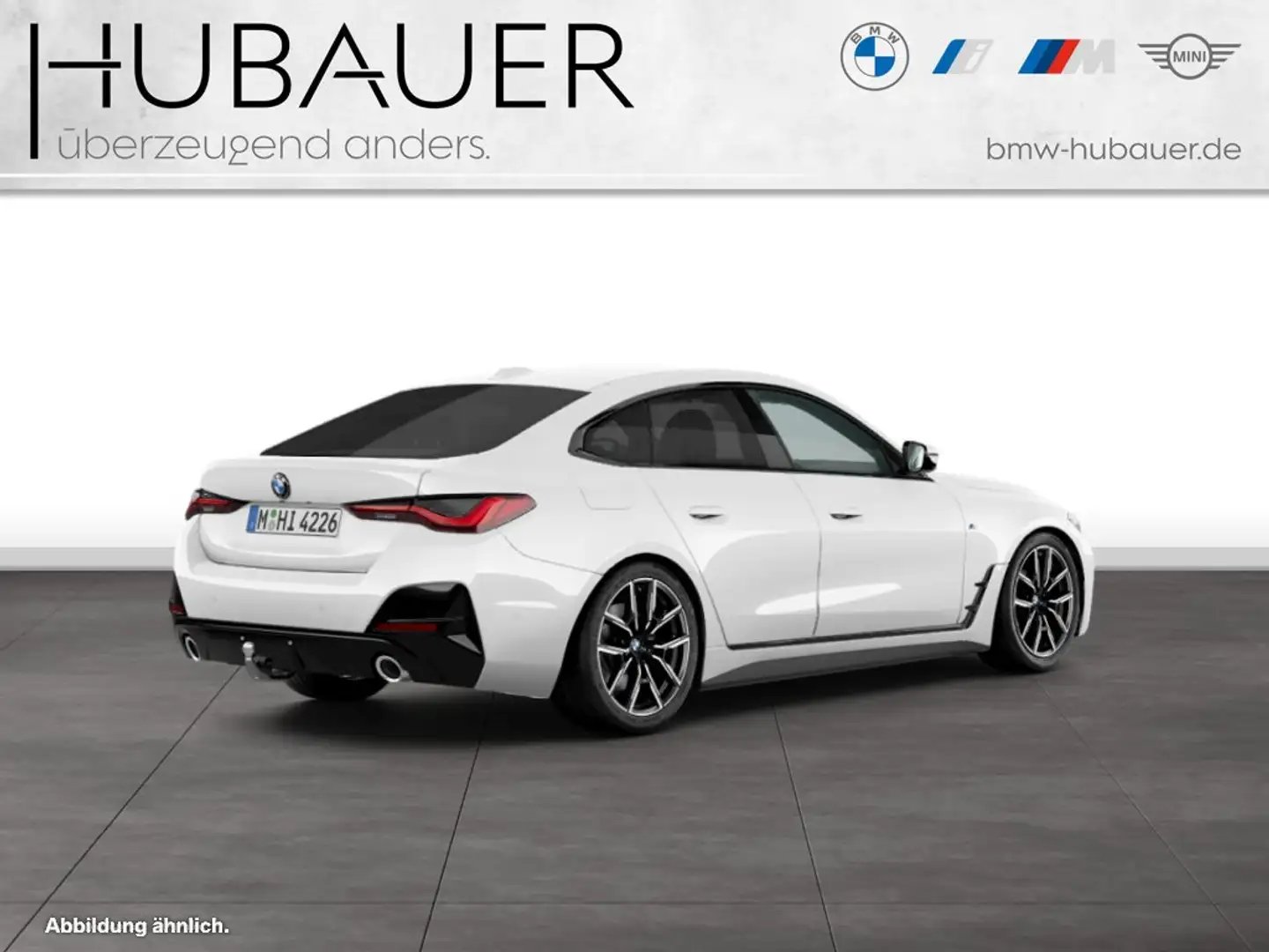 BMW 420 i Gran Coupé [M Sport, LC Prof., AHK, 360°] Weiß - 2