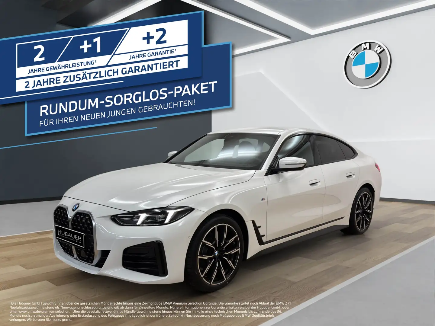 BMW 420 i Gran Coupé [M Sport, LC Prof., AHK, 360°] Weiß - 1