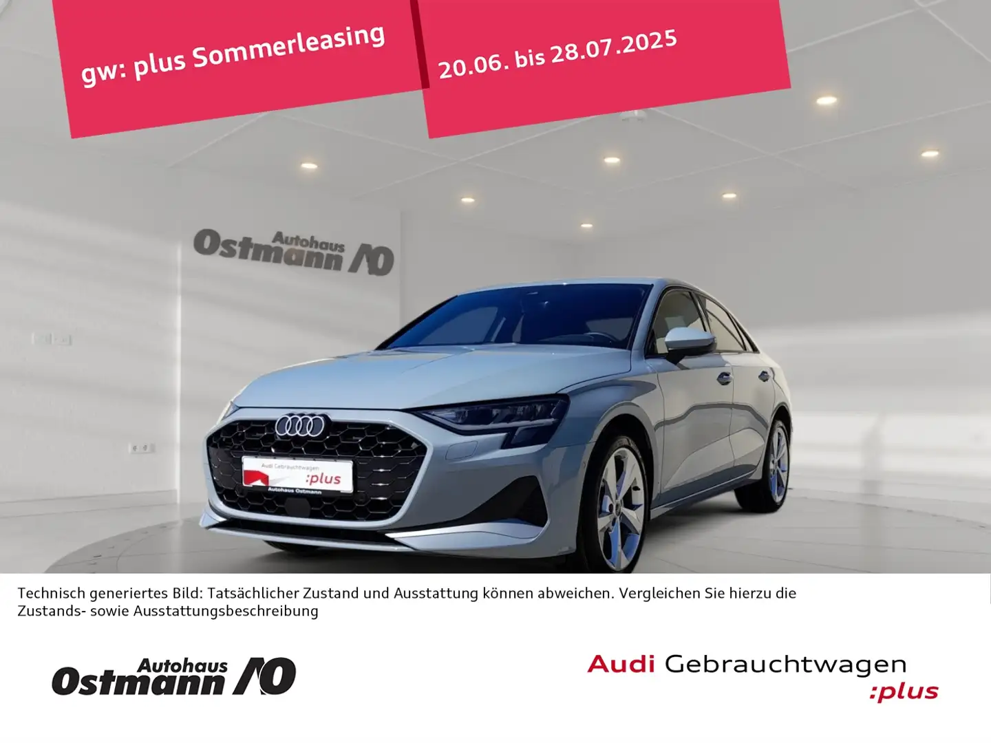 Audi A3 30 TFSI Limousine RFK 18'' ACC SoundSys SHZ Grijs - 1
