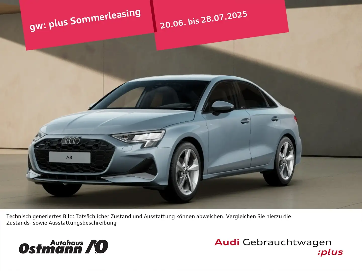 Audi A3 30 TFSI Limousine RFK 18'' ACC SoundSys SHZ Grau - 1