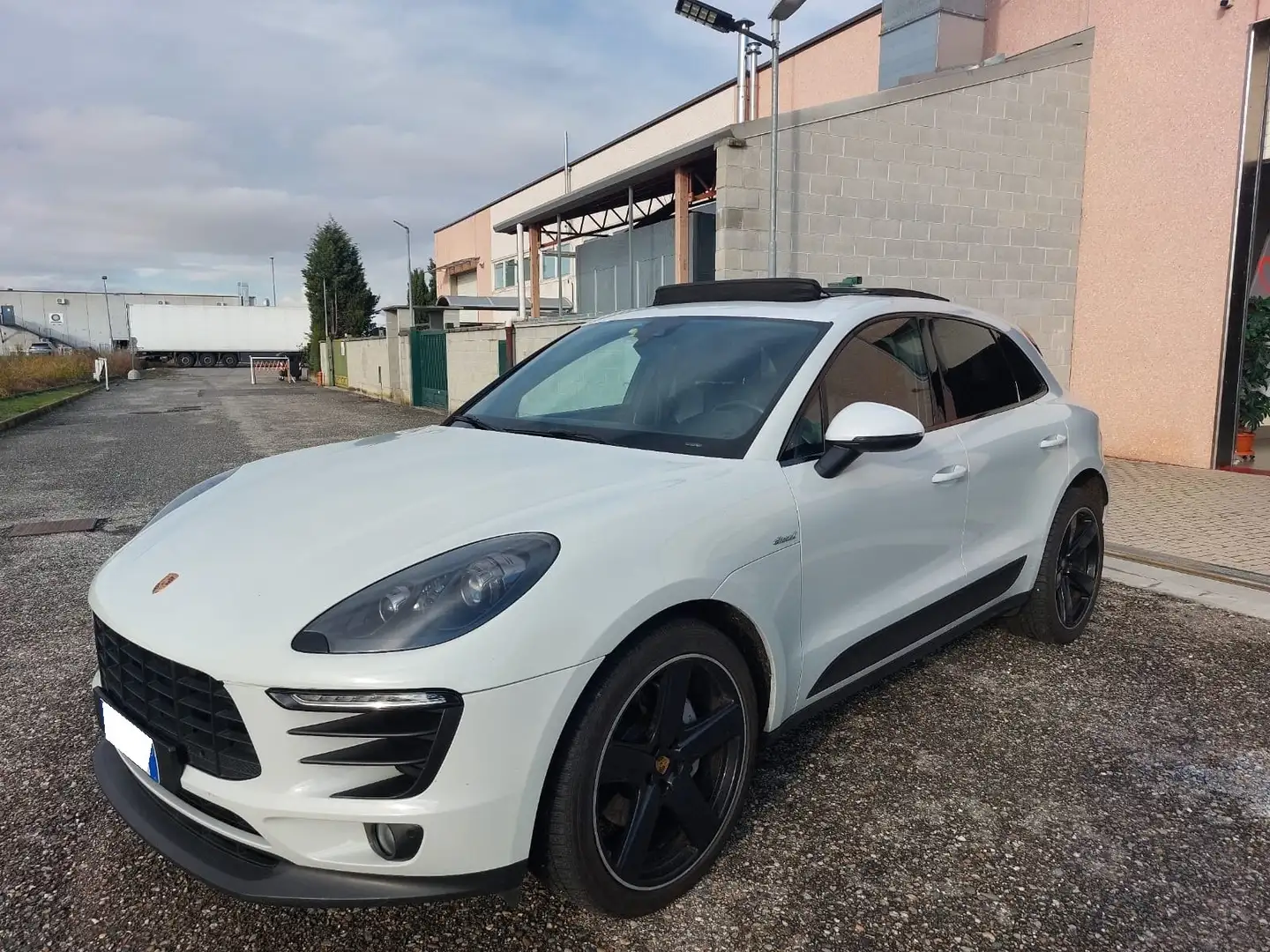 Porsche Macan 3.0d S 250cv PDK F1 SPORT  NAVY TETTO P. C.21' Blanco - 2