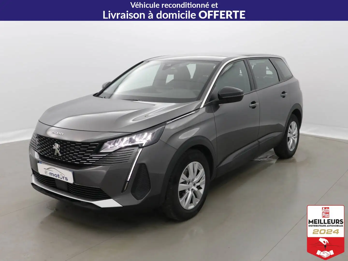 Peugeot 5008 PureTech 130 EAT8 Active Pack +GPS Gris - 1