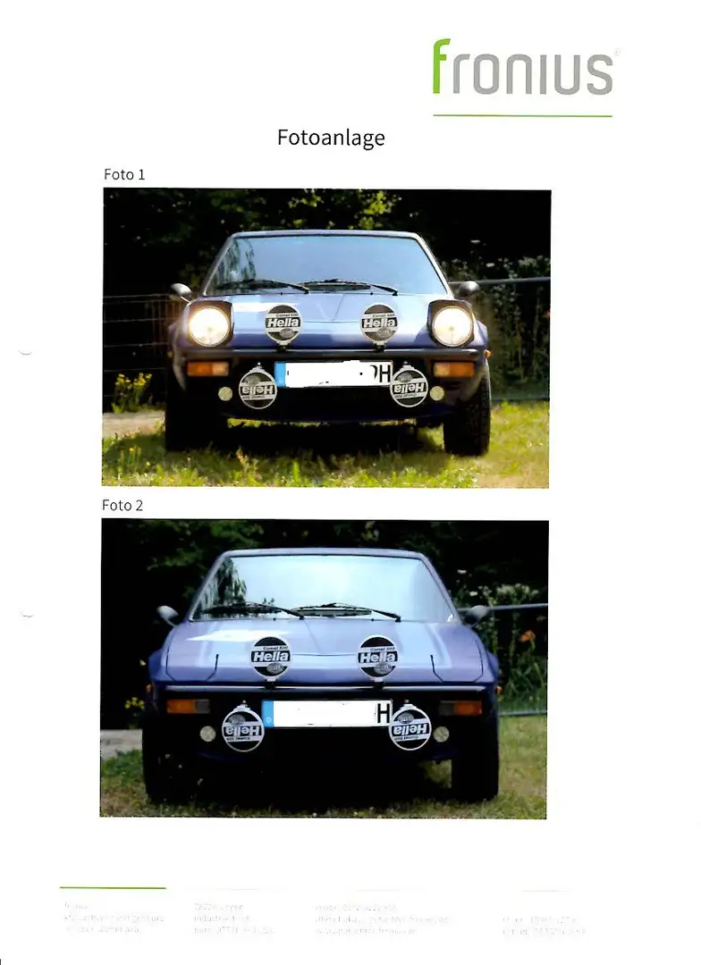 Fiat X 1/9 RALLY  H-Kennzeichen Modrá - 2