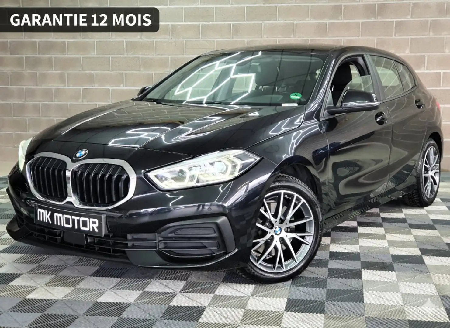 BMW 118 🟢ESSENCE 136CV - 1ER MAIN - FULL CARNET Schwarz - 1