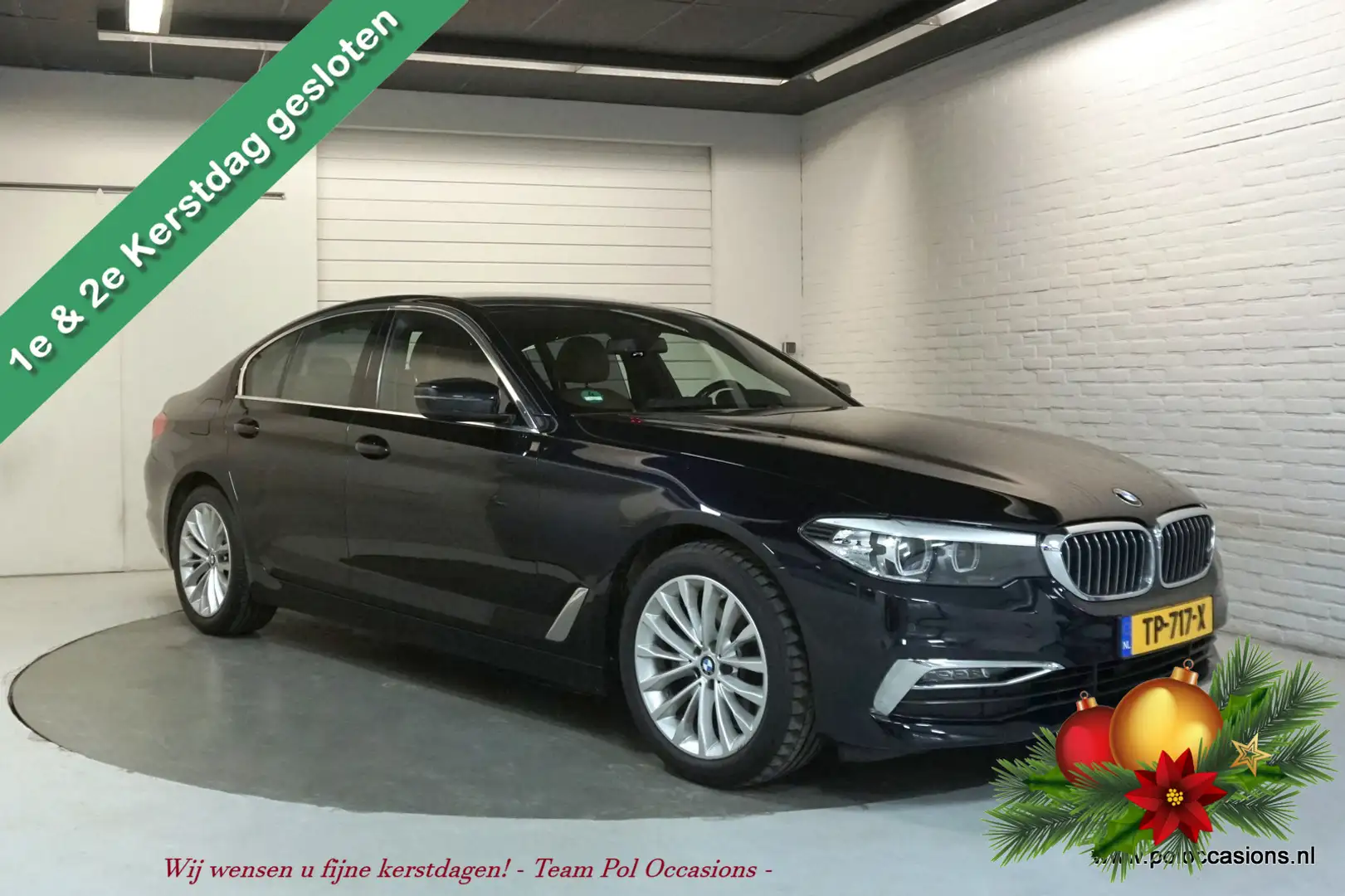 BMW 520 5-serie 520i Carplay | Eerste eigenaar | STOELVERW Zwart - 1