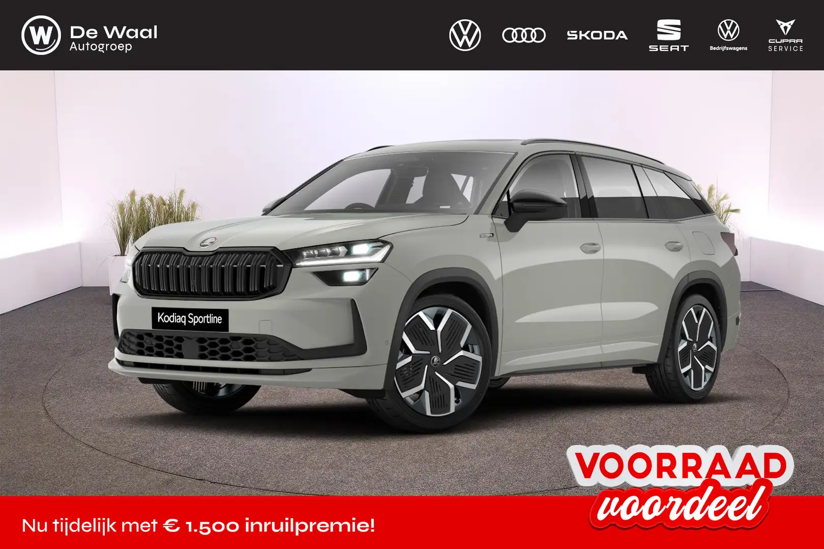Skoda Kodiaq Sportline Business 1.5 TSI DSG PHEV Gris - 1