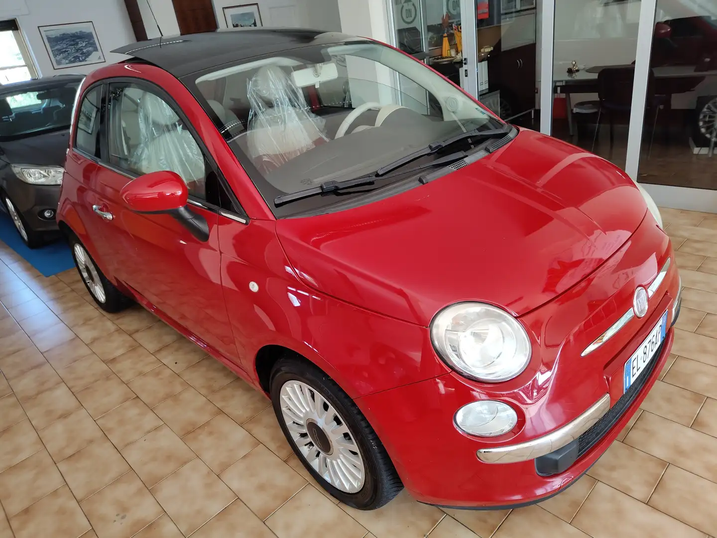 Fiat 500 500 III 1.3 mjt 16v Lounge 95cv Rosso - 1