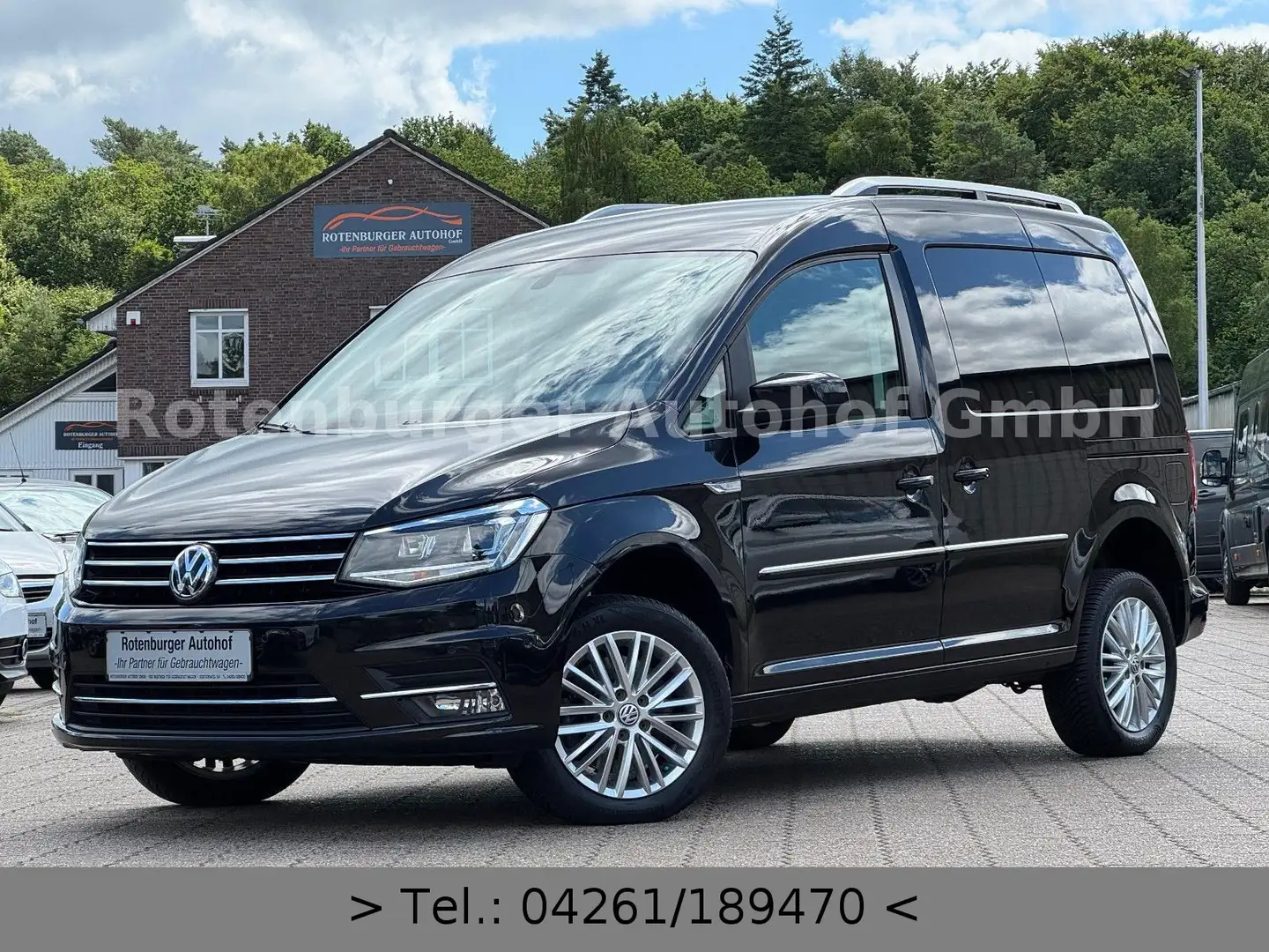 Volkswagen Caddy 2.0 TDI*HIGHLINE*BMT*4MOTION*LEDER*TÜV NEU Schwarz - 1