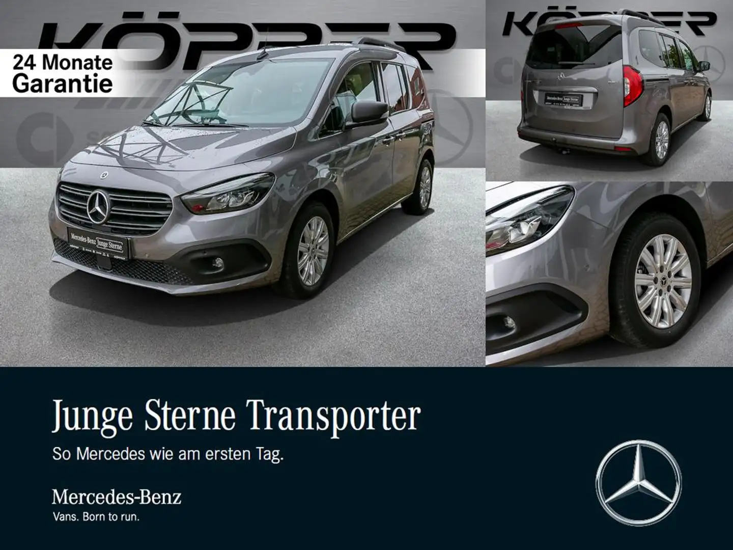 Mercedes-Benz Citan 113 Tourer PRO Prog. PLUS AHK Kamera LED Gris - 1