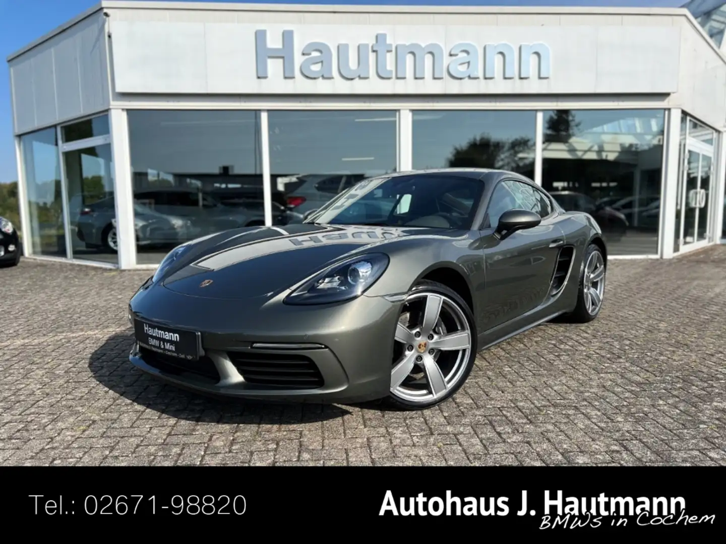 Porsche Cayman 718 +1.HAND+RFK+PCM+LM20''+SPORTAUSP.+ Verde - 1