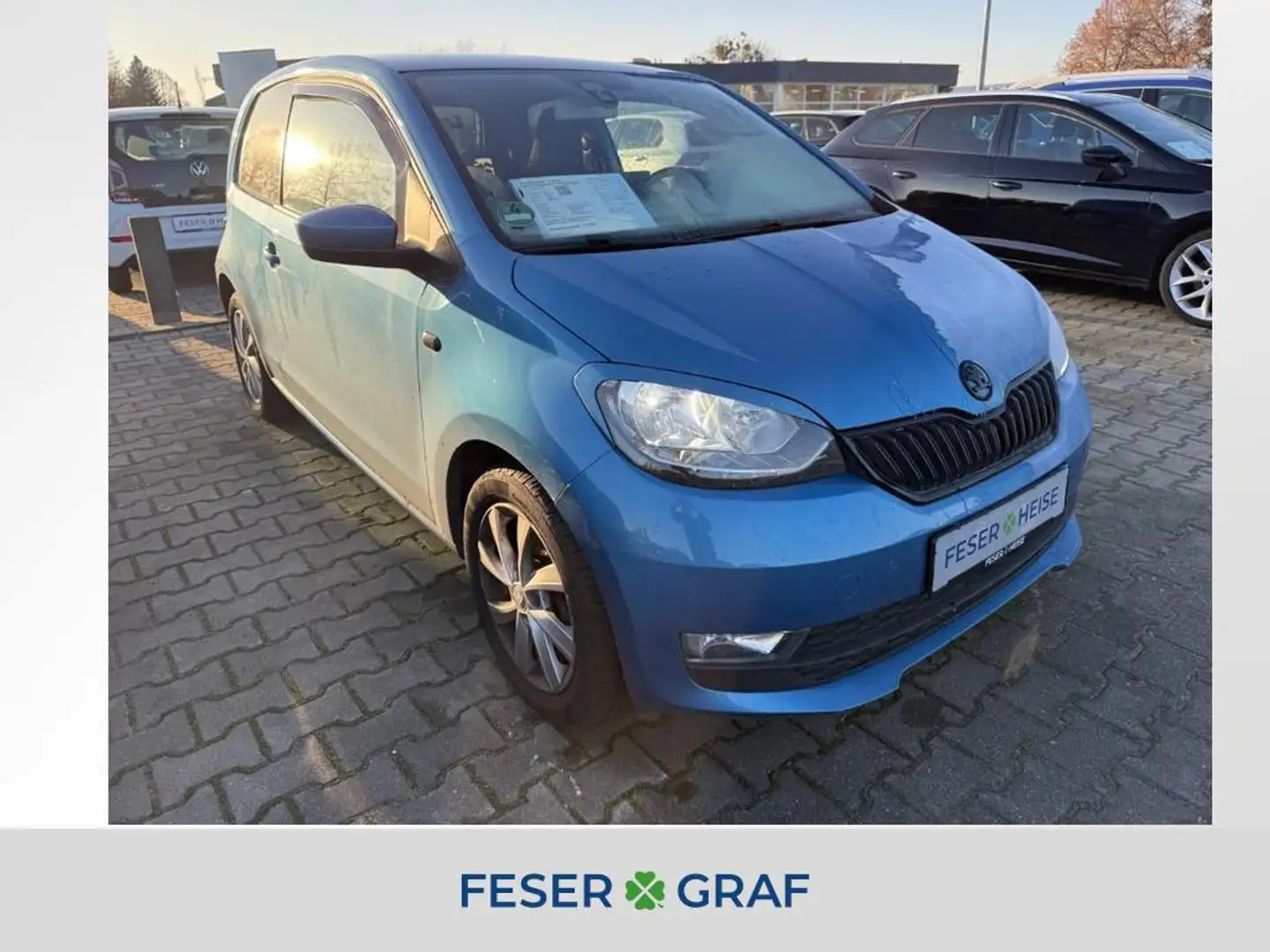 Skoda Citigo 1.0 Style SHZ*Climatronic*LM*Bluetooth*USB* Blau - 1