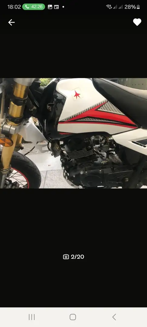 Qingqi QM 125 Wit - 2