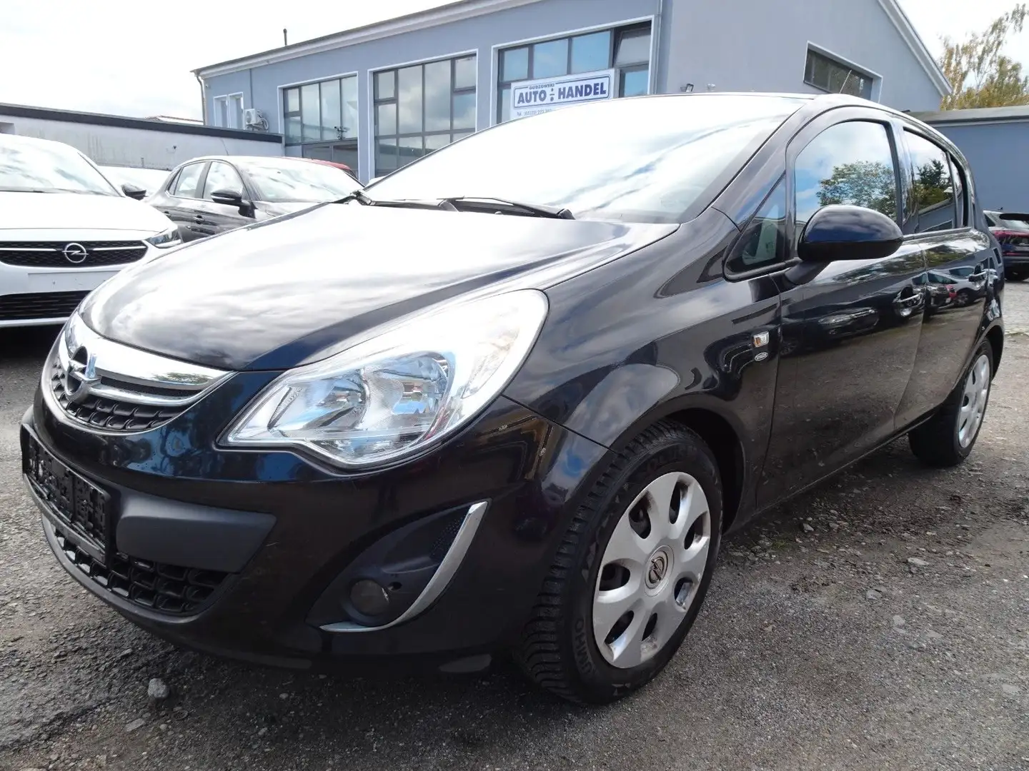 Opel Corsa D Satellite 1.2, 51kW, 5TÜR-KLIMA-PDC-2HAN Noir - 1