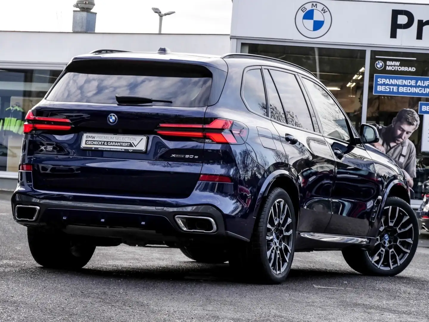BMW X5 xDrive50e M SPORT+AHK+H/K+PANO+HuD+DA PROF Blau - 2