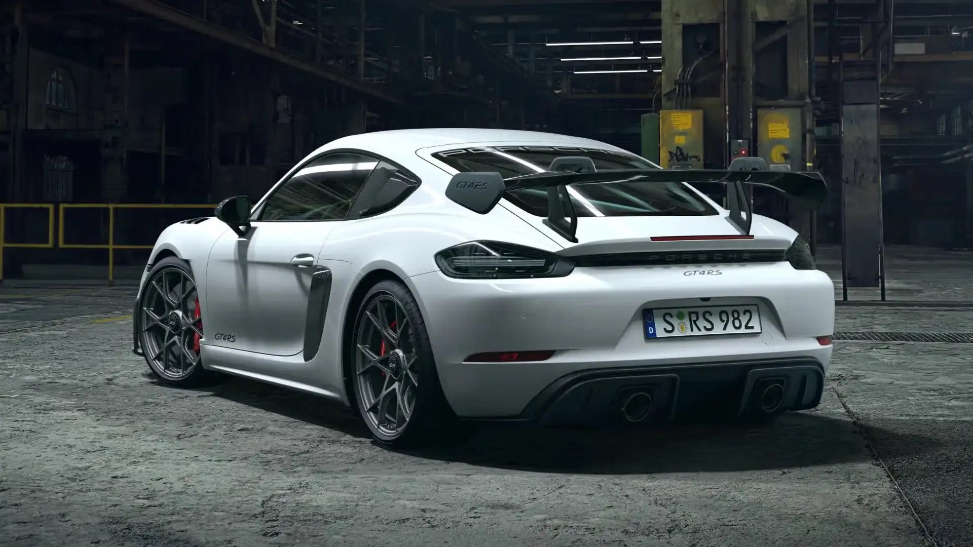 Porsche Cayman 718 Cayman GT4 RS | Weissach Package Blanc - 2
