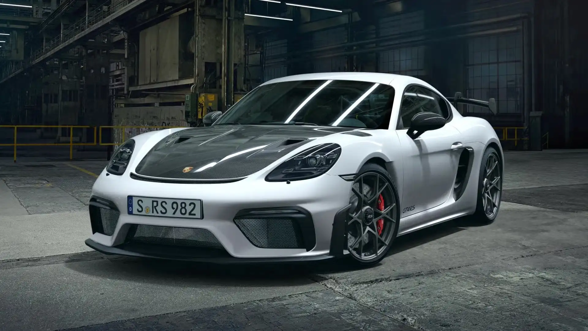Porsche Cayman 718 Cayman GT4 RS | Weissach Package Bílá - 1