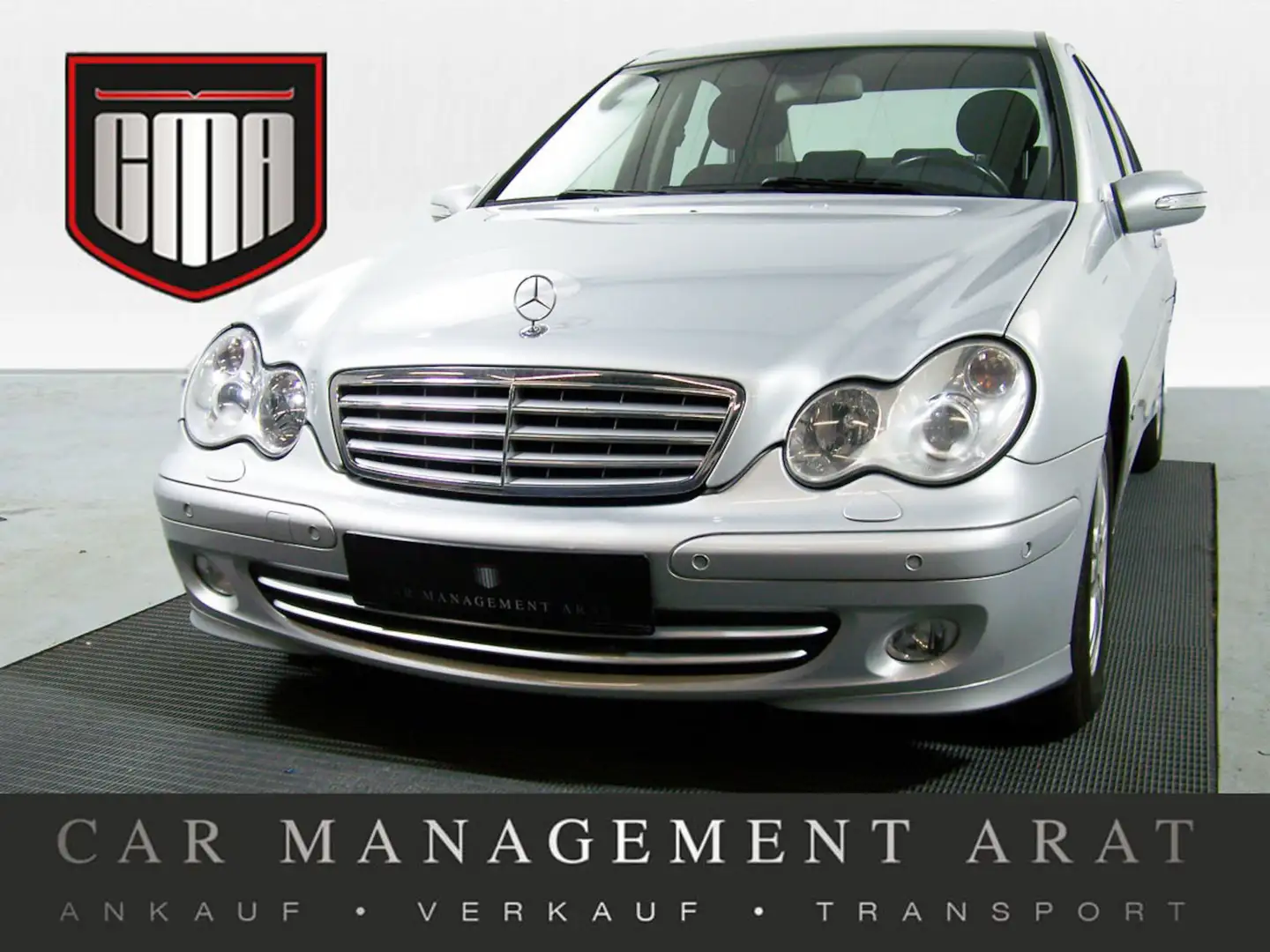 Mercedes-Benz C 200 Kompressor Sport Edition AUTOM 1.H+NAV+XEN Silber - 1