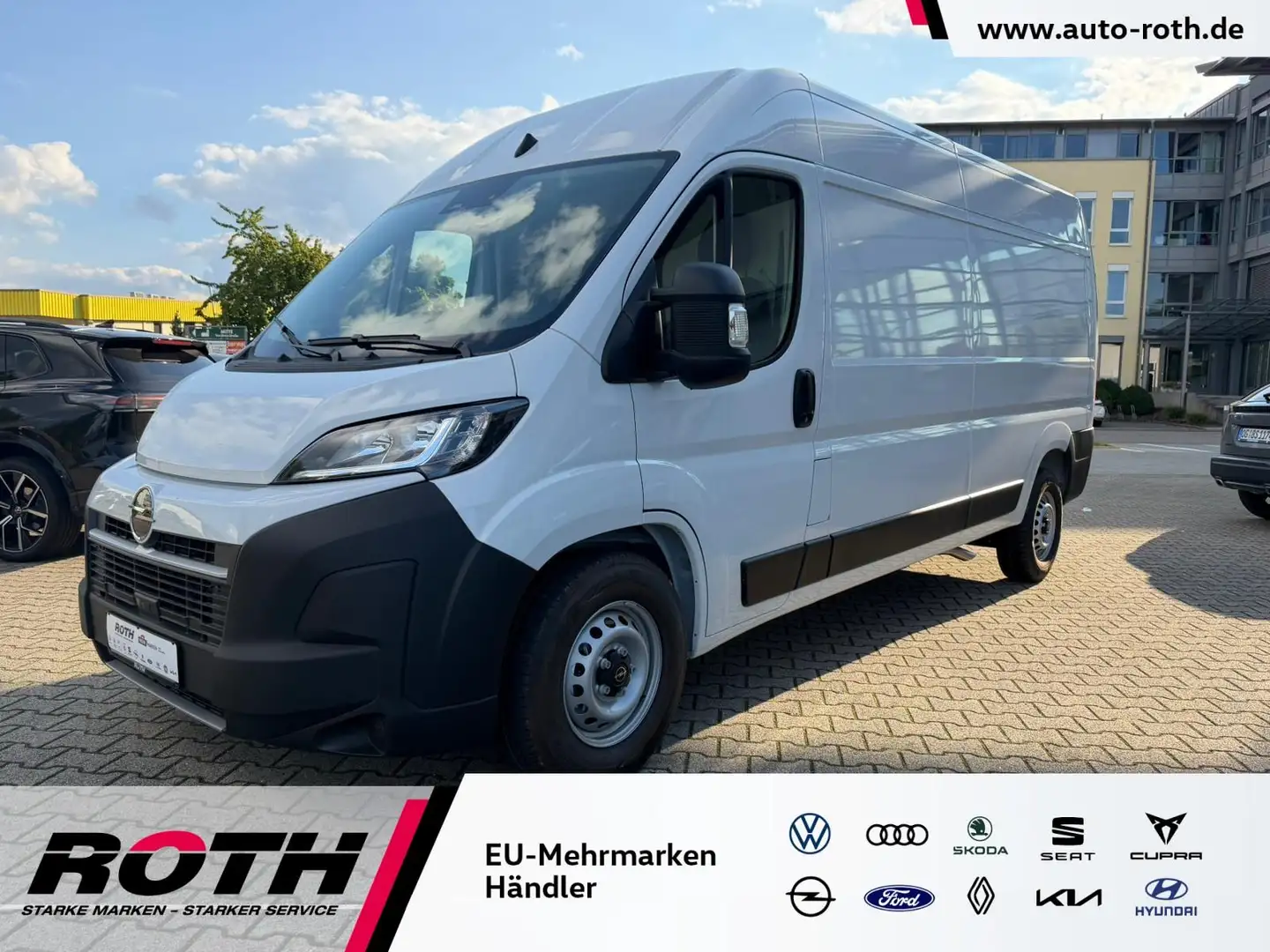 Opel Movano L3H2 35 verstärkt *AHK*Klima*GJR* Beyaz - 1