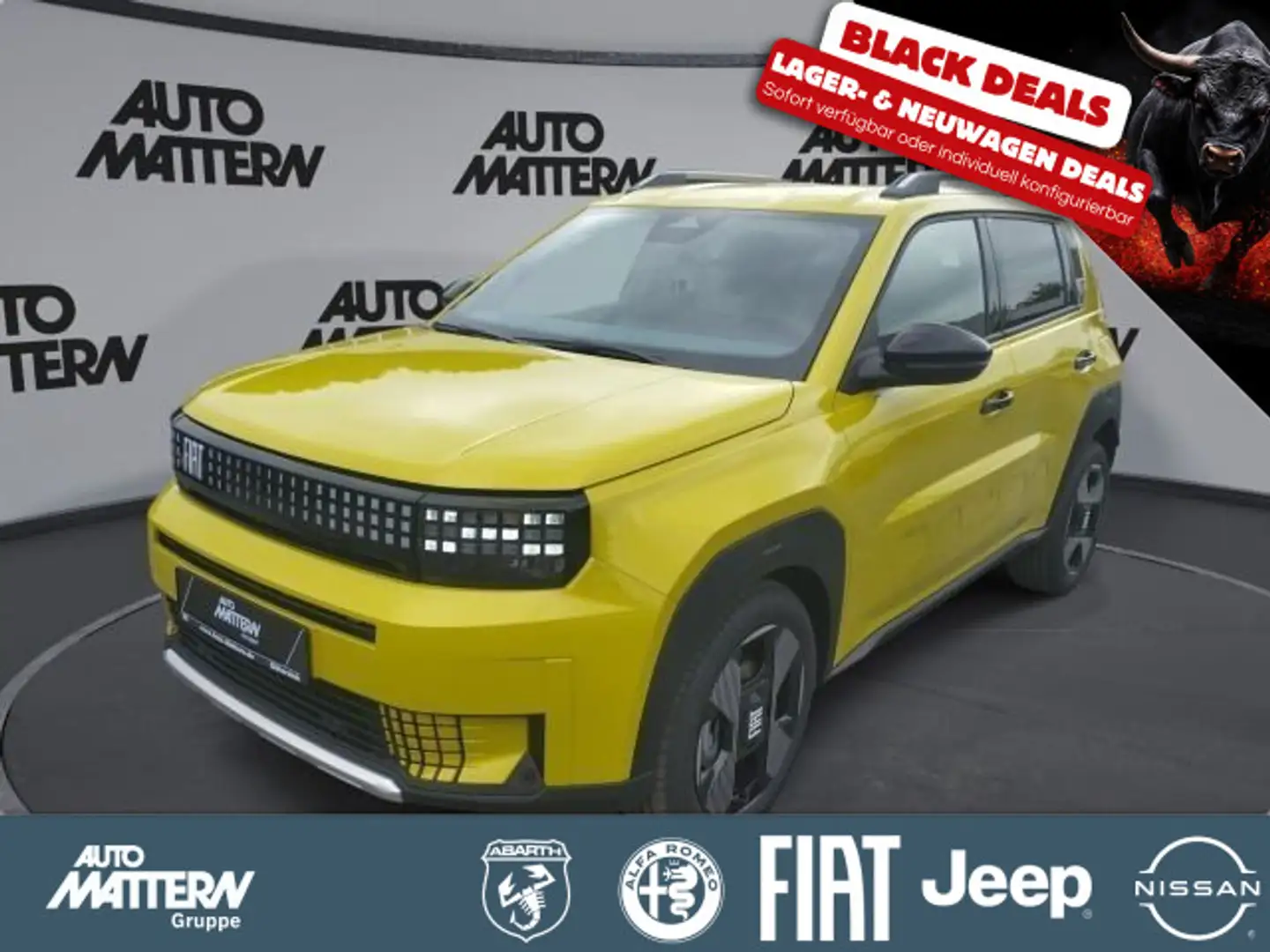 Fiat Grande Panda Hybrid la Prima Winter Paket Sofort Jaune - 1