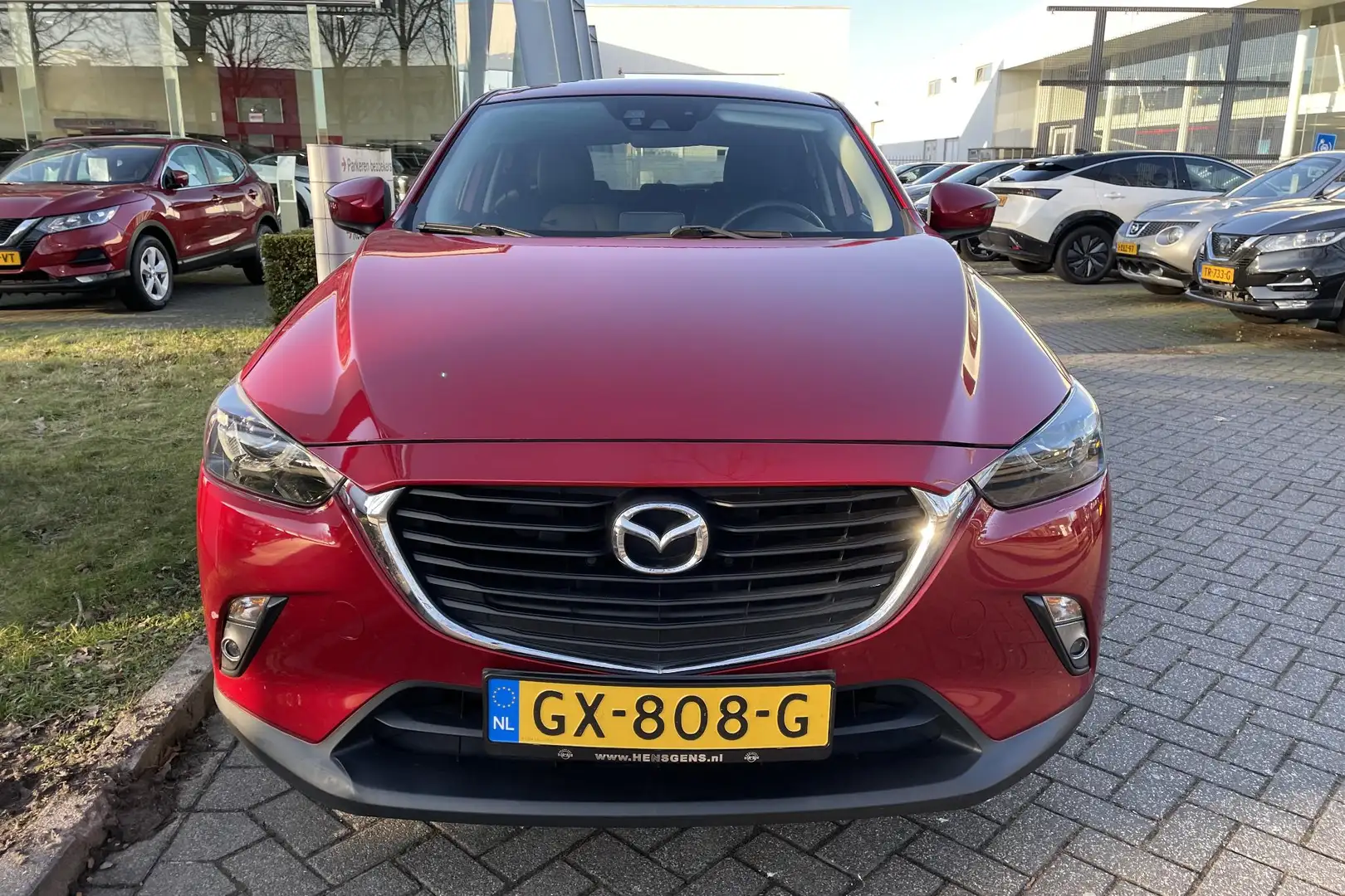 Mazda CX-3 2.0 SkyActiv-G 120 TS+ Trekhaak, Rood - 2