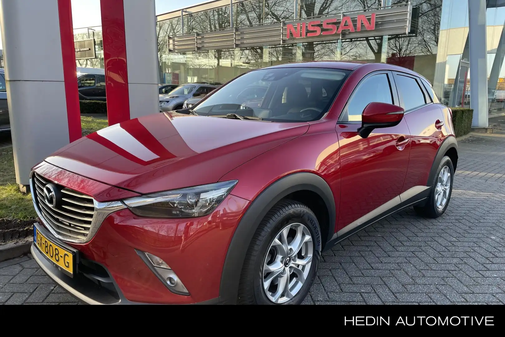 Mazda CX-3 2.0 SkyActiv-G 120 TS+ Trekhaak, Rood - 1