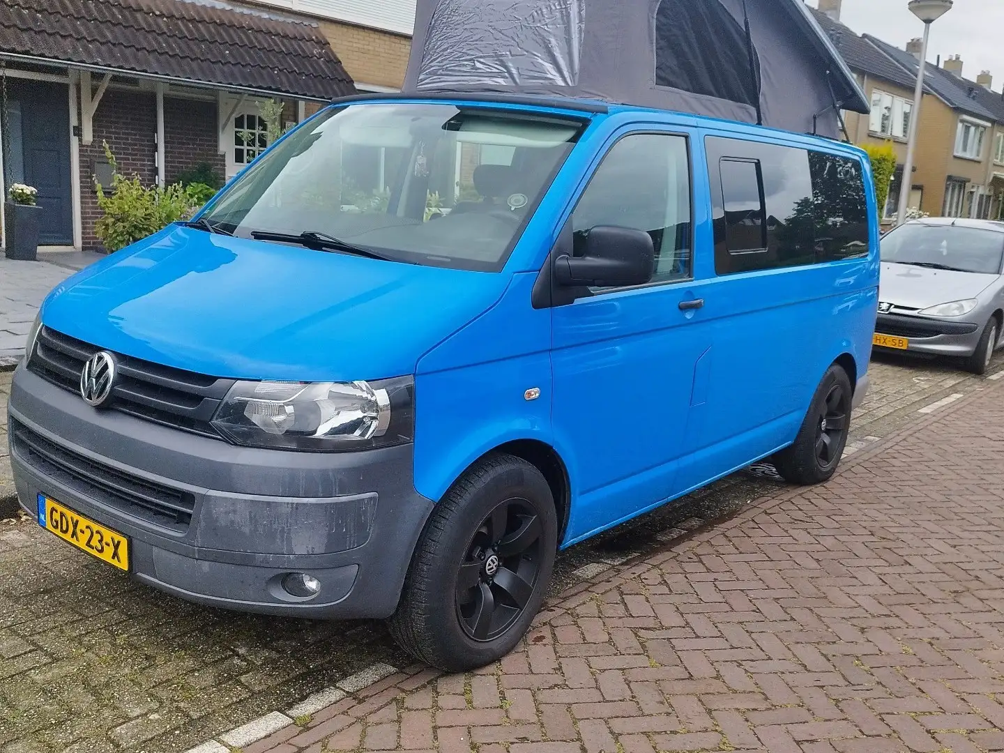 Volkswagen Transporter vw t5 gp camper Blauw - 1