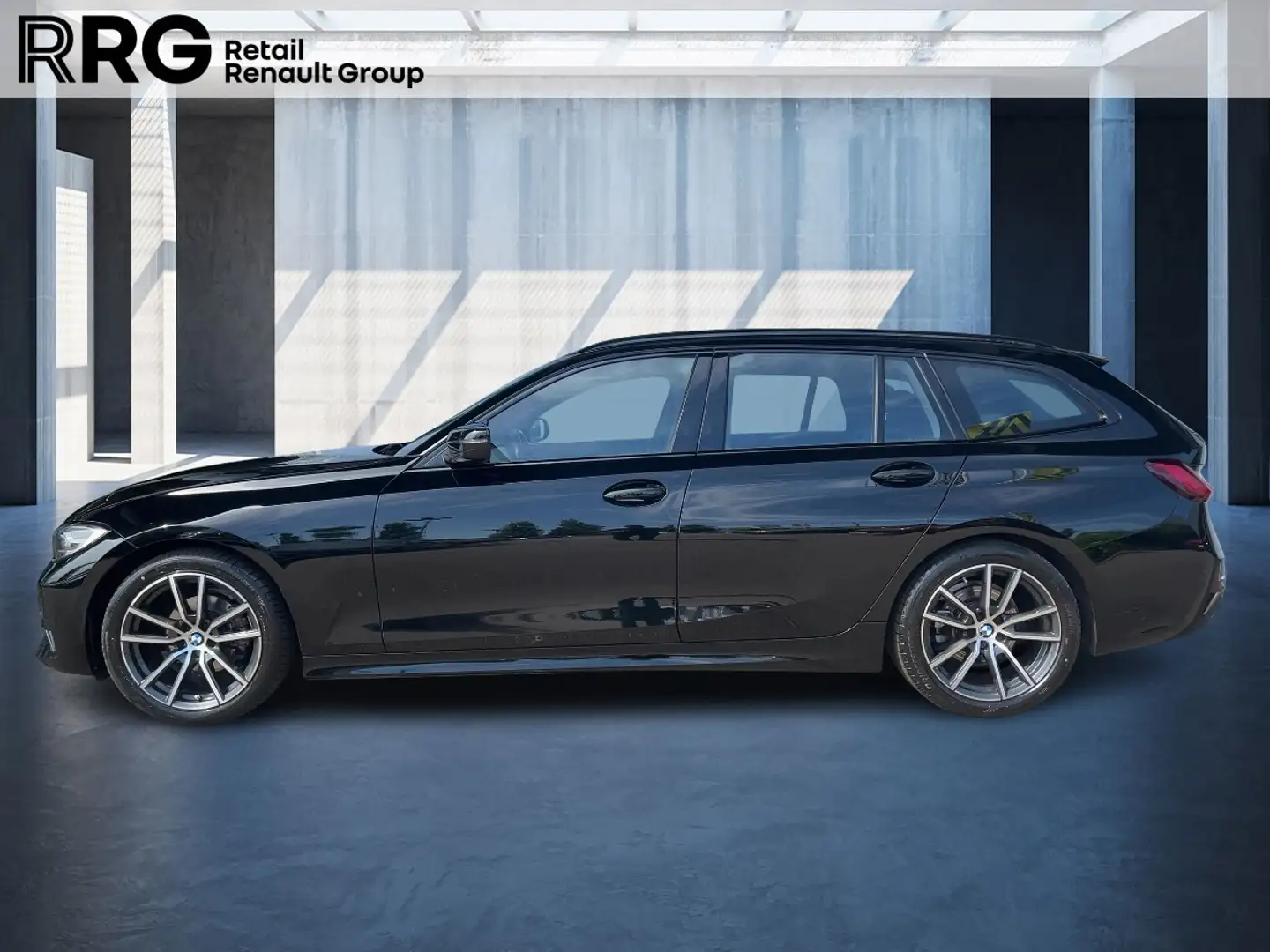 BMW 318 d Mild Hybrid Luxury Line Fekete - 2