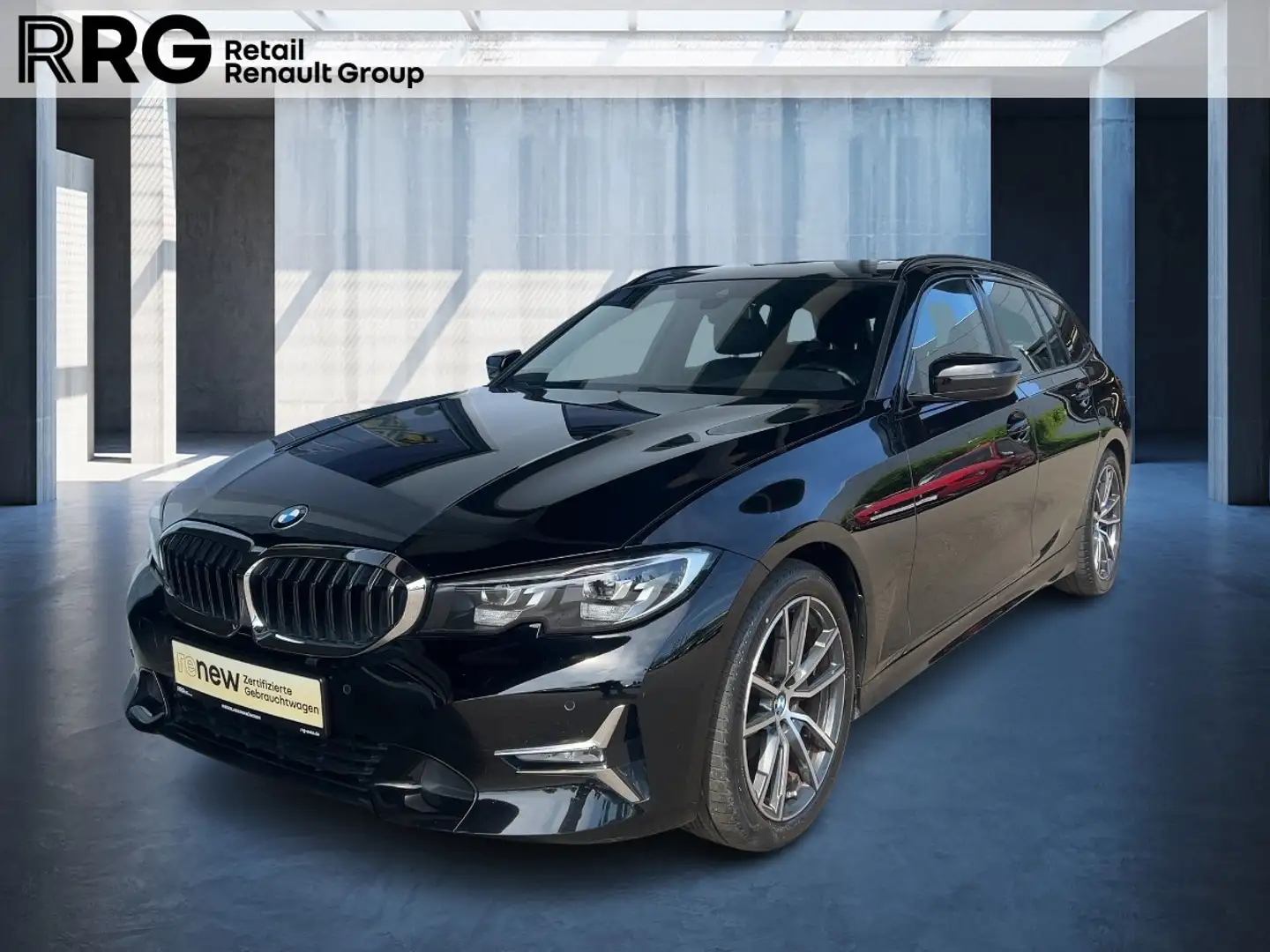 BMW 318 d Mild Hybrid Luxury Line Fekete - 1