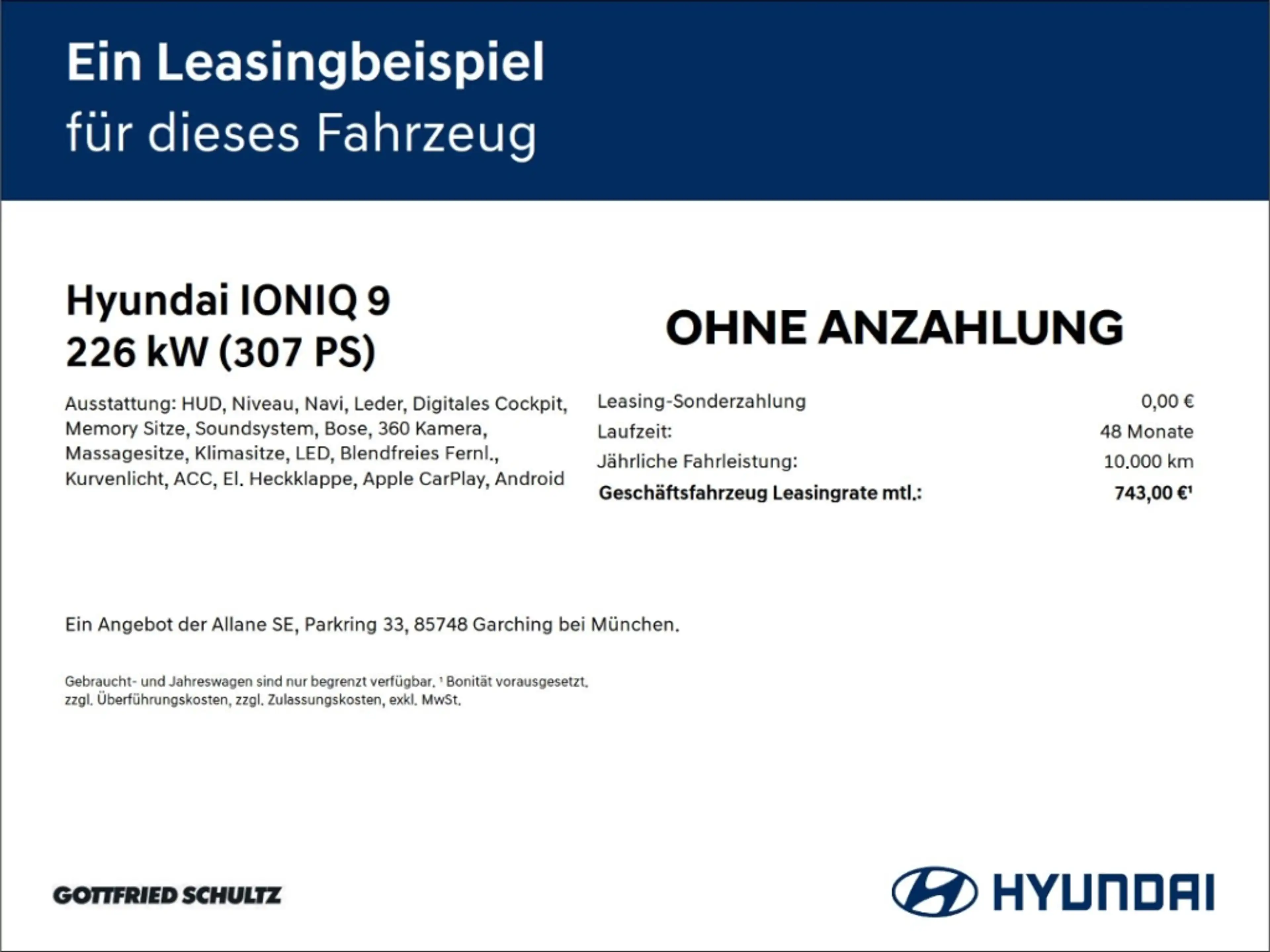 Hyundai IONIQ 9 UNIQ 7-Sitzer 110 kWh (307 PS) 4x4 360 Kamera  Sit — photo 2