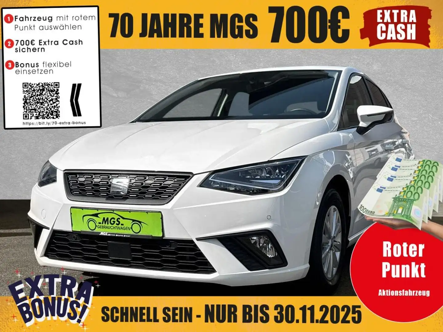 SEAT Ibiza Style Beats 1.0 TSI DAB #BT #ANDROID Weiß - 1