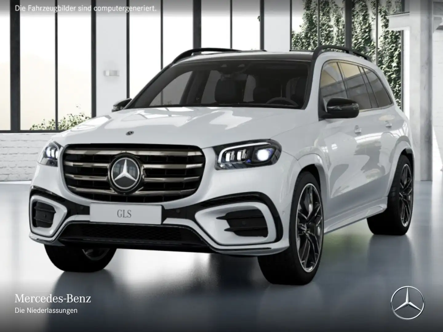 Mercedes-Benz GLS 450 d 4M AMG+NIGHT+PANO+360+AHK+MULTIBEAM+SPUR Bílá - 2