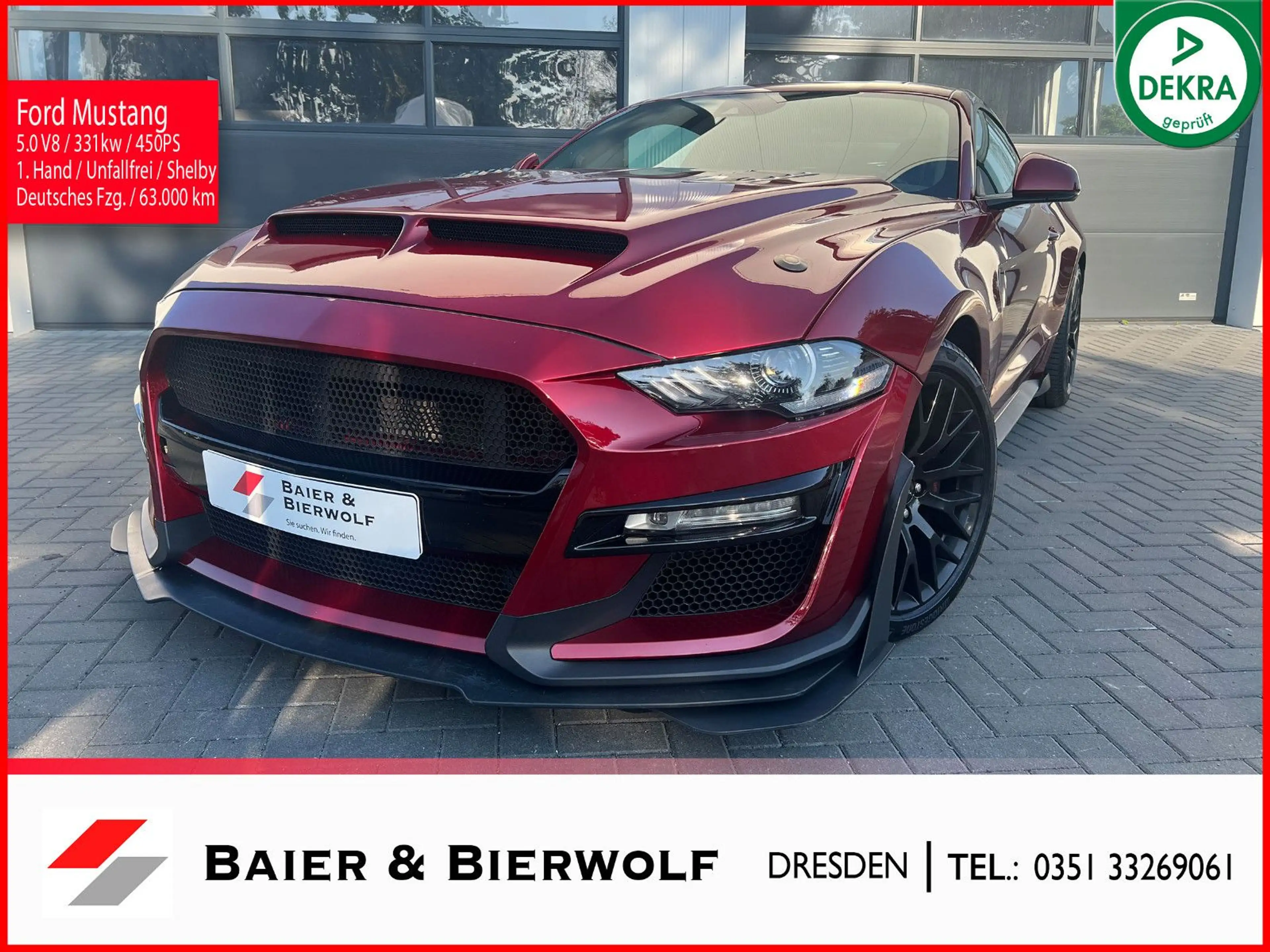 Ford Mustang Ford Mustang GT 5.0 V8 Fastback 1. Hand Deutsch