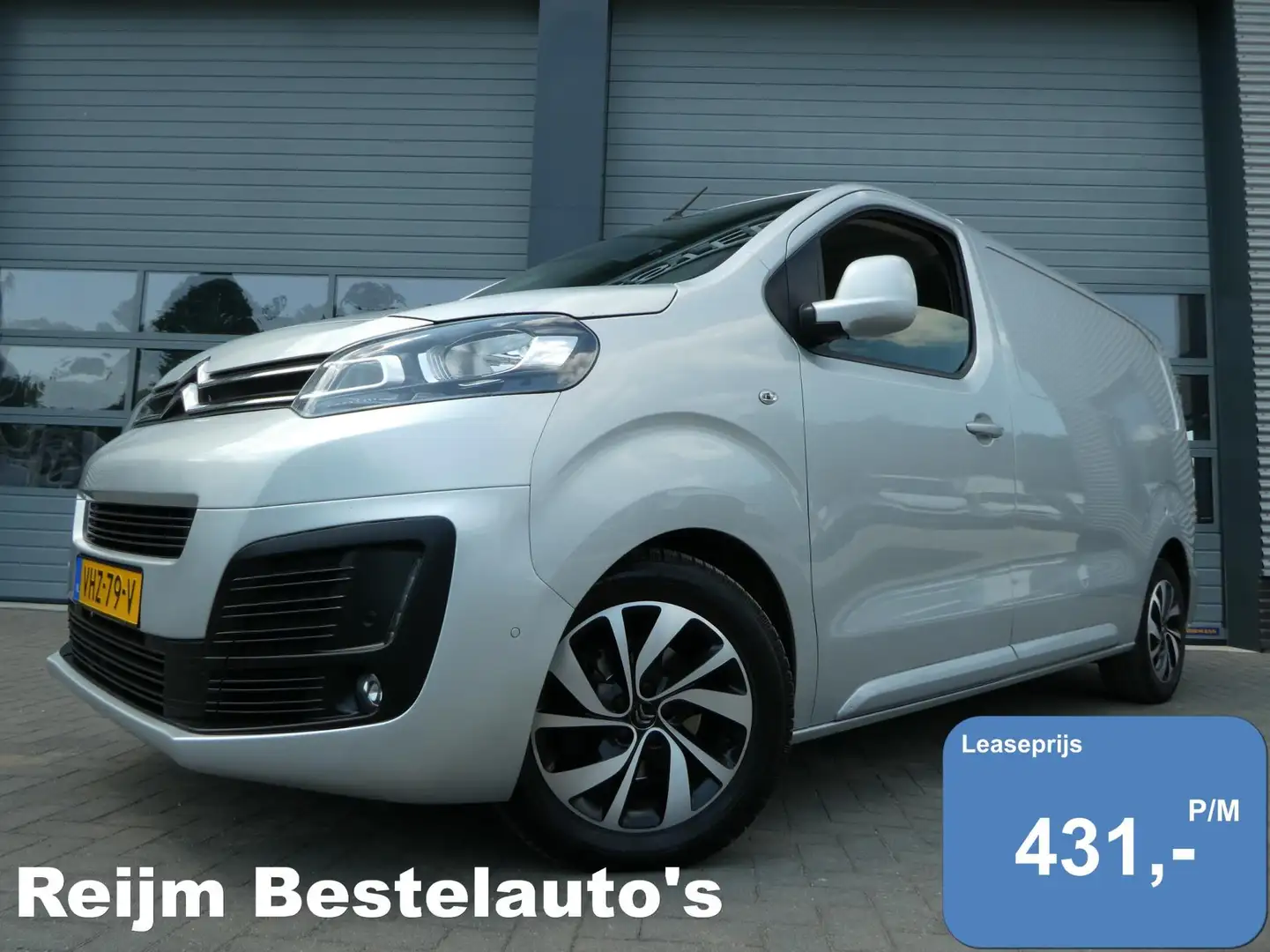 Citroen Jumpy 2.0 BlueHDI 180 pk L2H1 automaat /airco /navigatie Grijs - 1