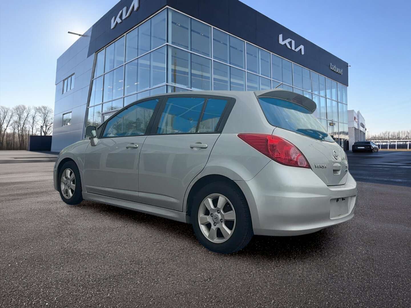 used 2012 Nissan Versa car, priced at $4,999
