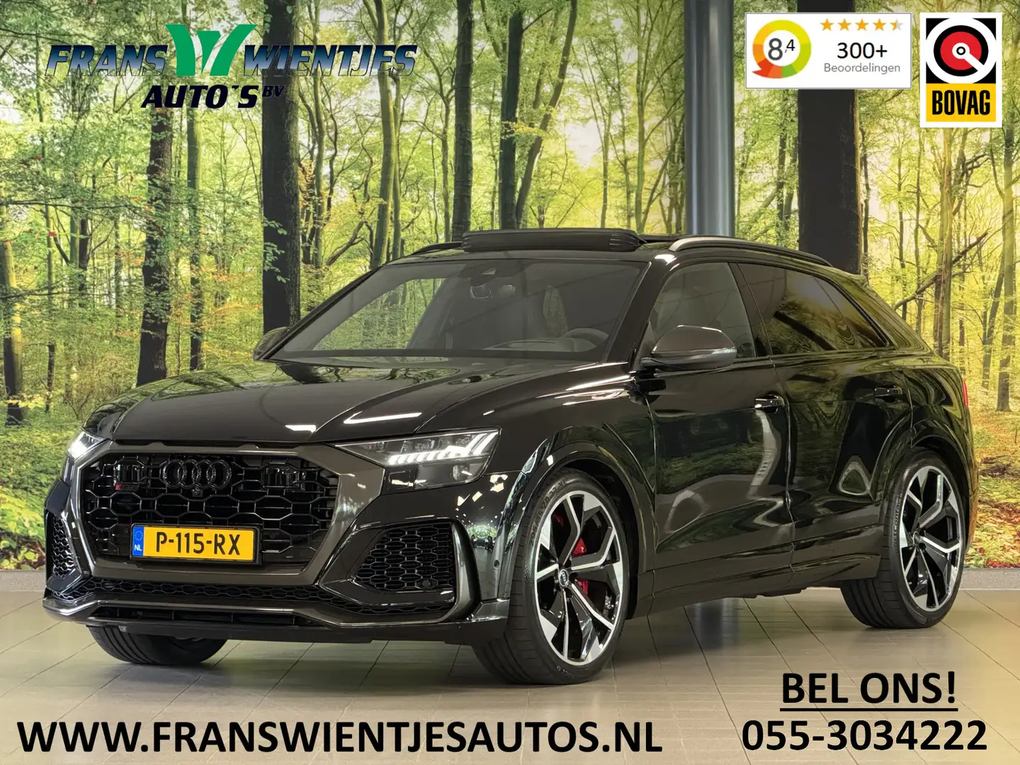 Audi RS Q8 4.0 TFSI RS Q8 quattro | Carbon Optiek Pakket | Dy Zwart - 1