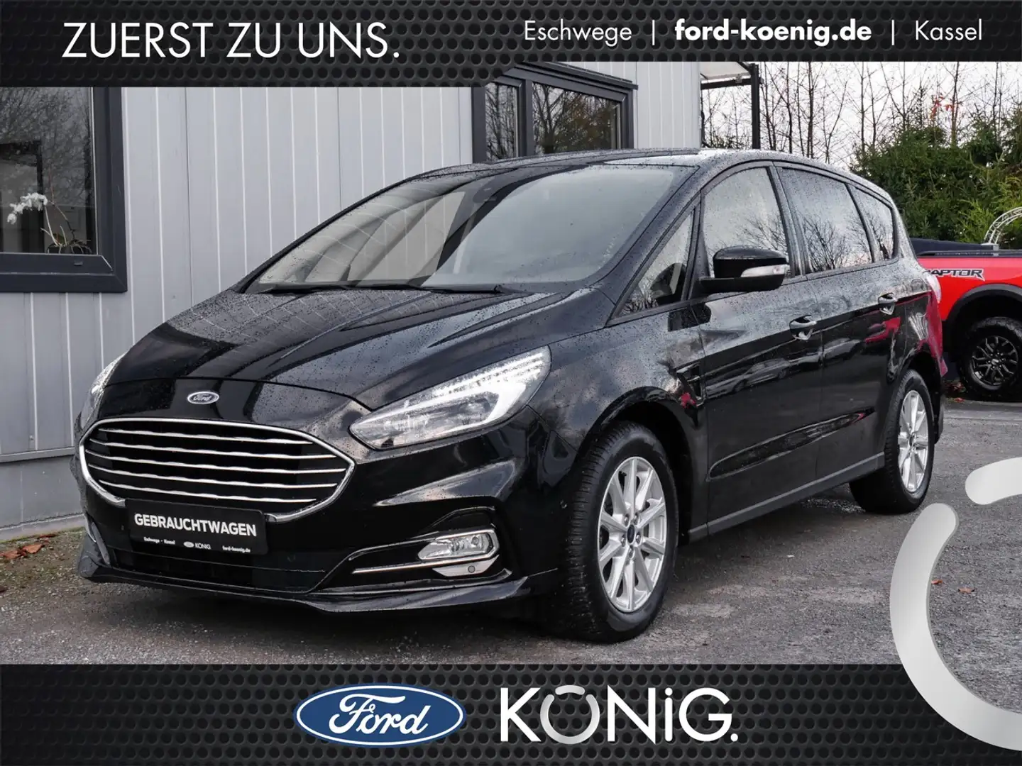 Ford S-Max Edition 2.0 EcoBlue Aut.+ParkAssist+Kamera Klima Schwarz - 1