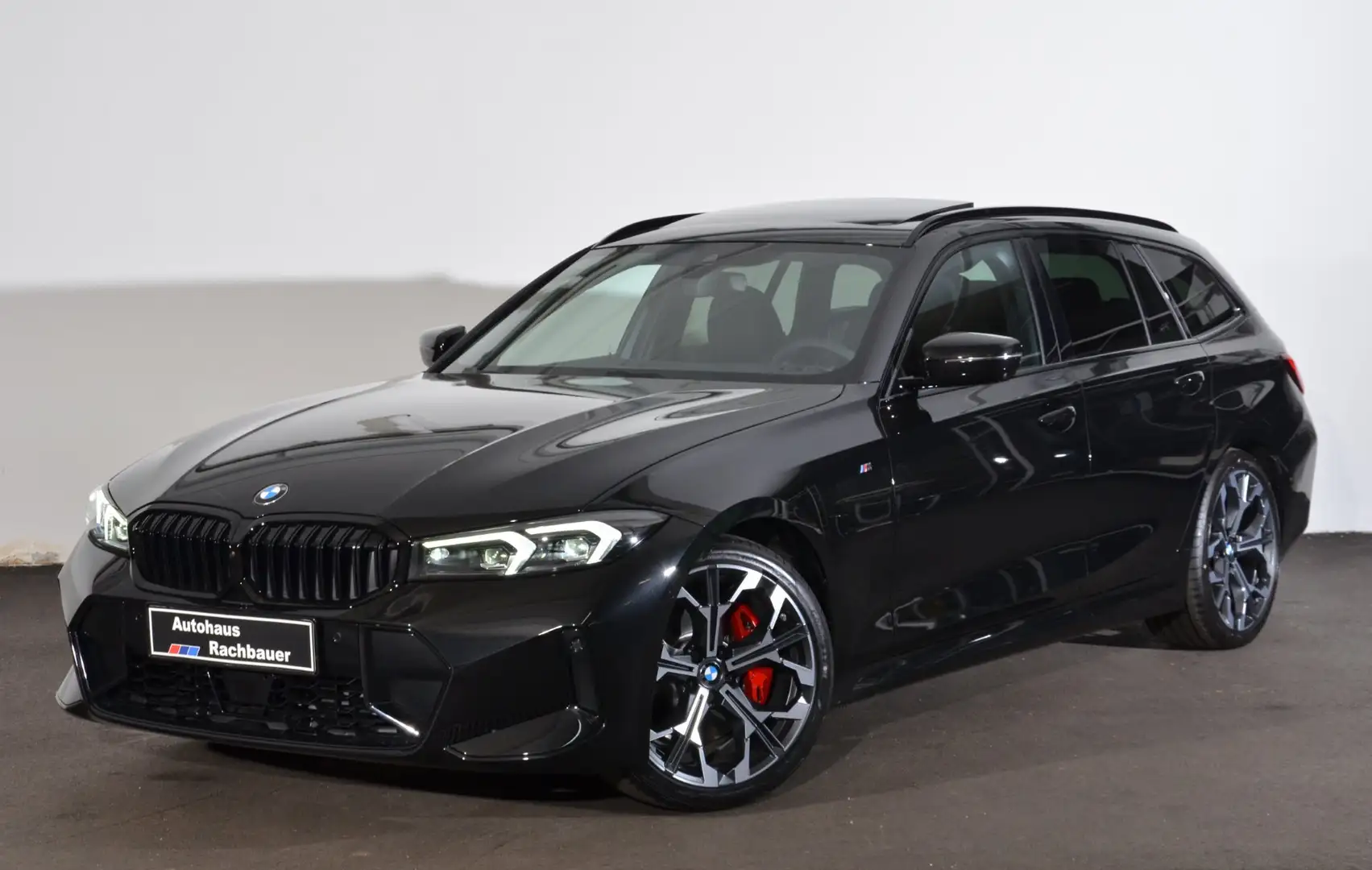 BMW 318 318d Schwarz - 1