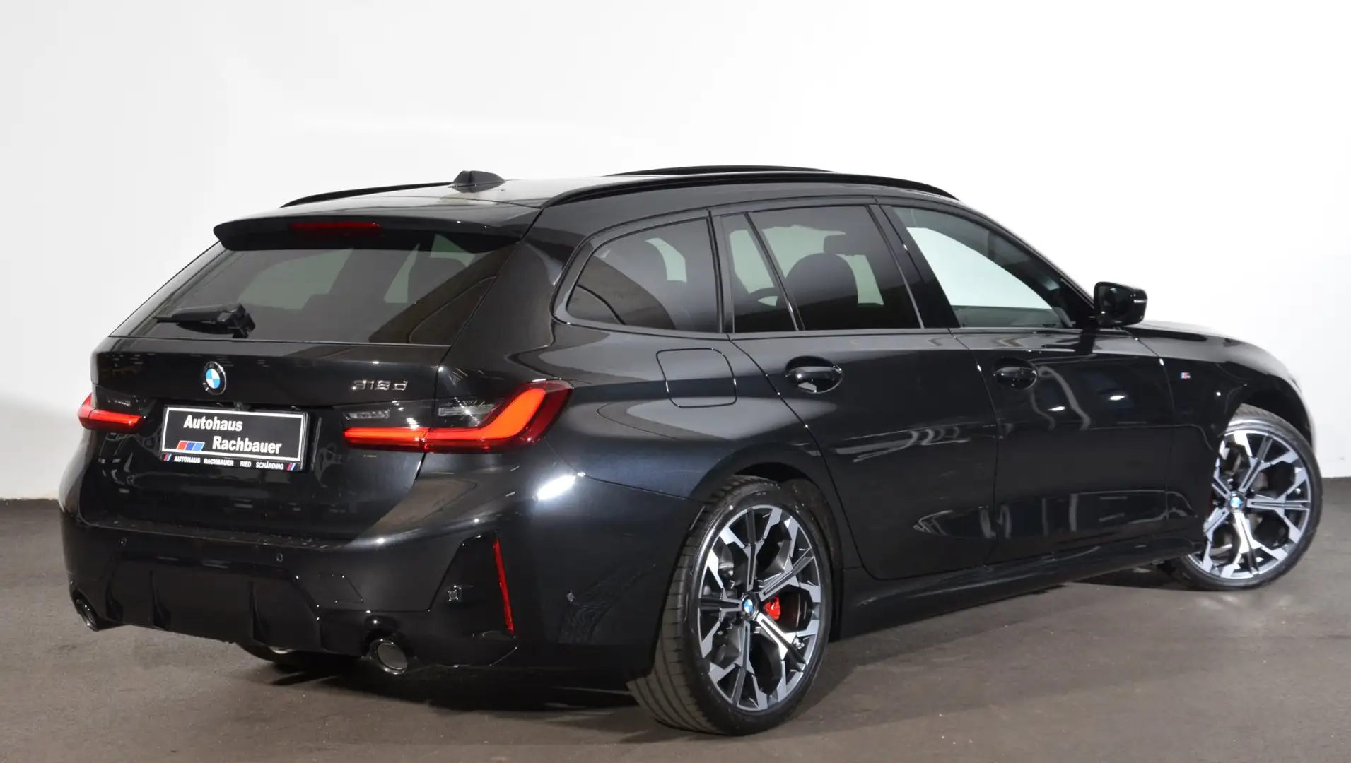 BMW 318 318d Schwarz - 2