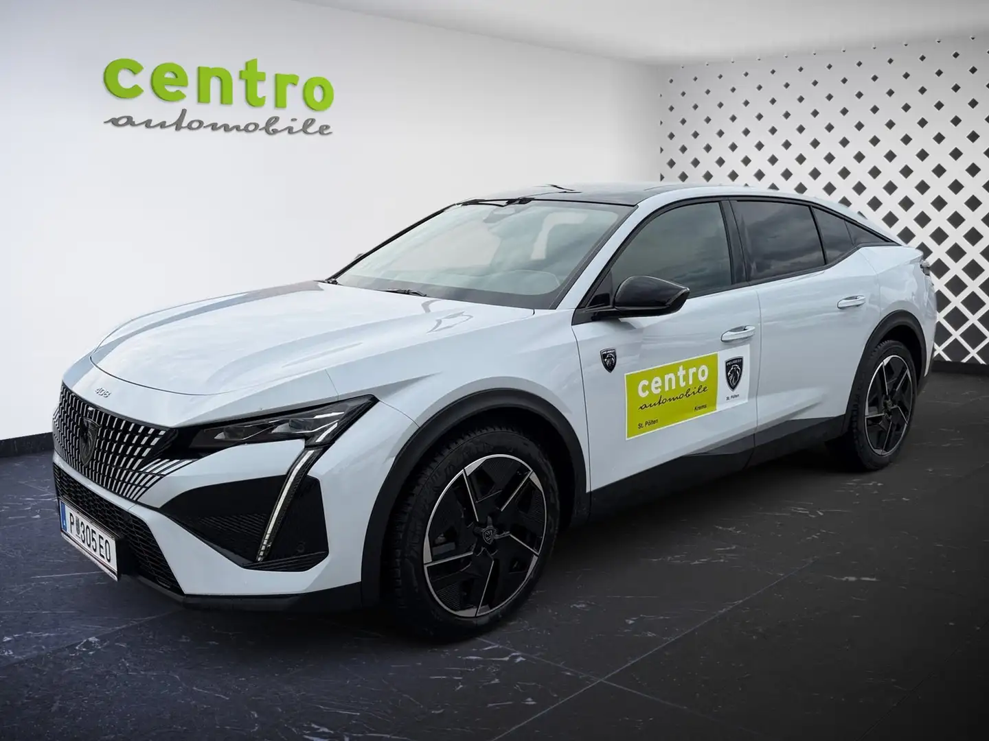 Peugeot 408 Hybrid 145 GT Focal, Schiebedach Weiß - 2