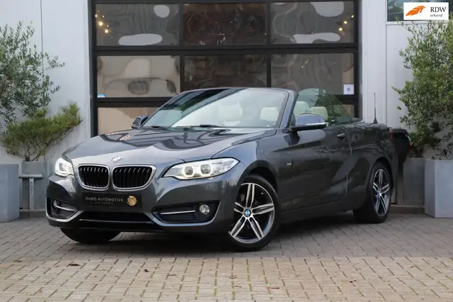 BMW 218 2-serie Cabrio 218i Sportline - LEDER - NAVI - LED