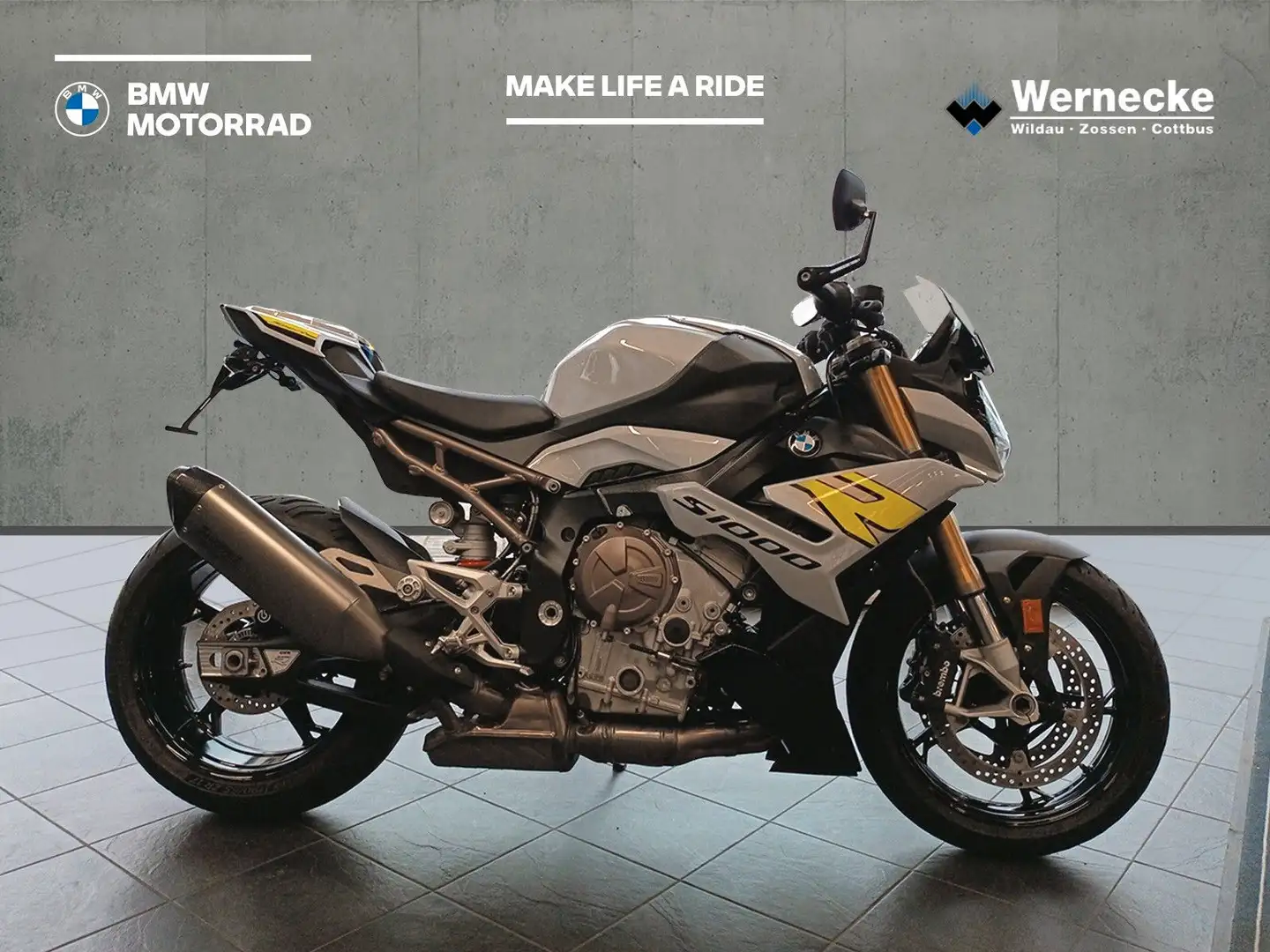 BMW S 1000 R Style Sport Argento - 1